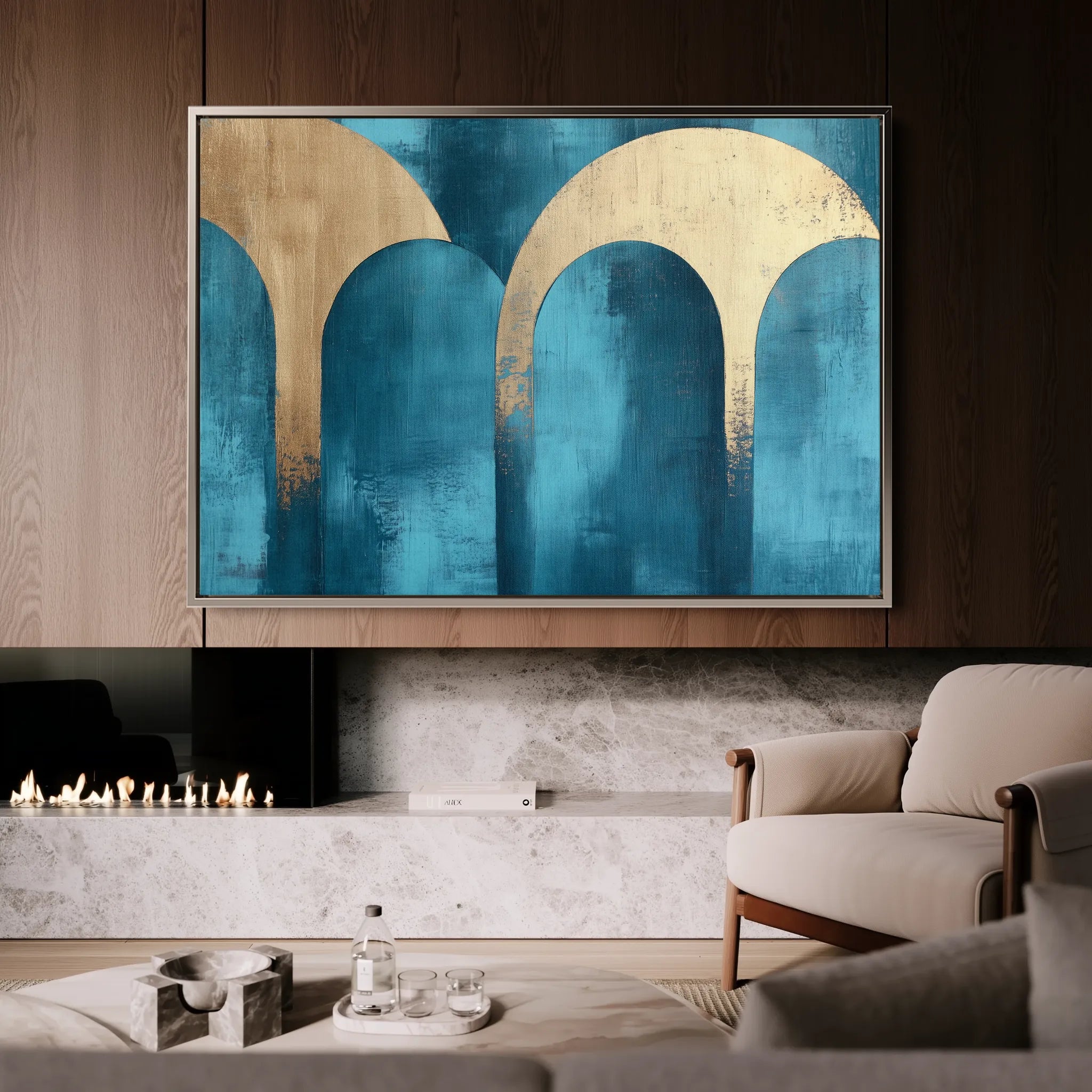 Boho 192 Canvas Art 18" x 24" / 45 x 60 cm / Black