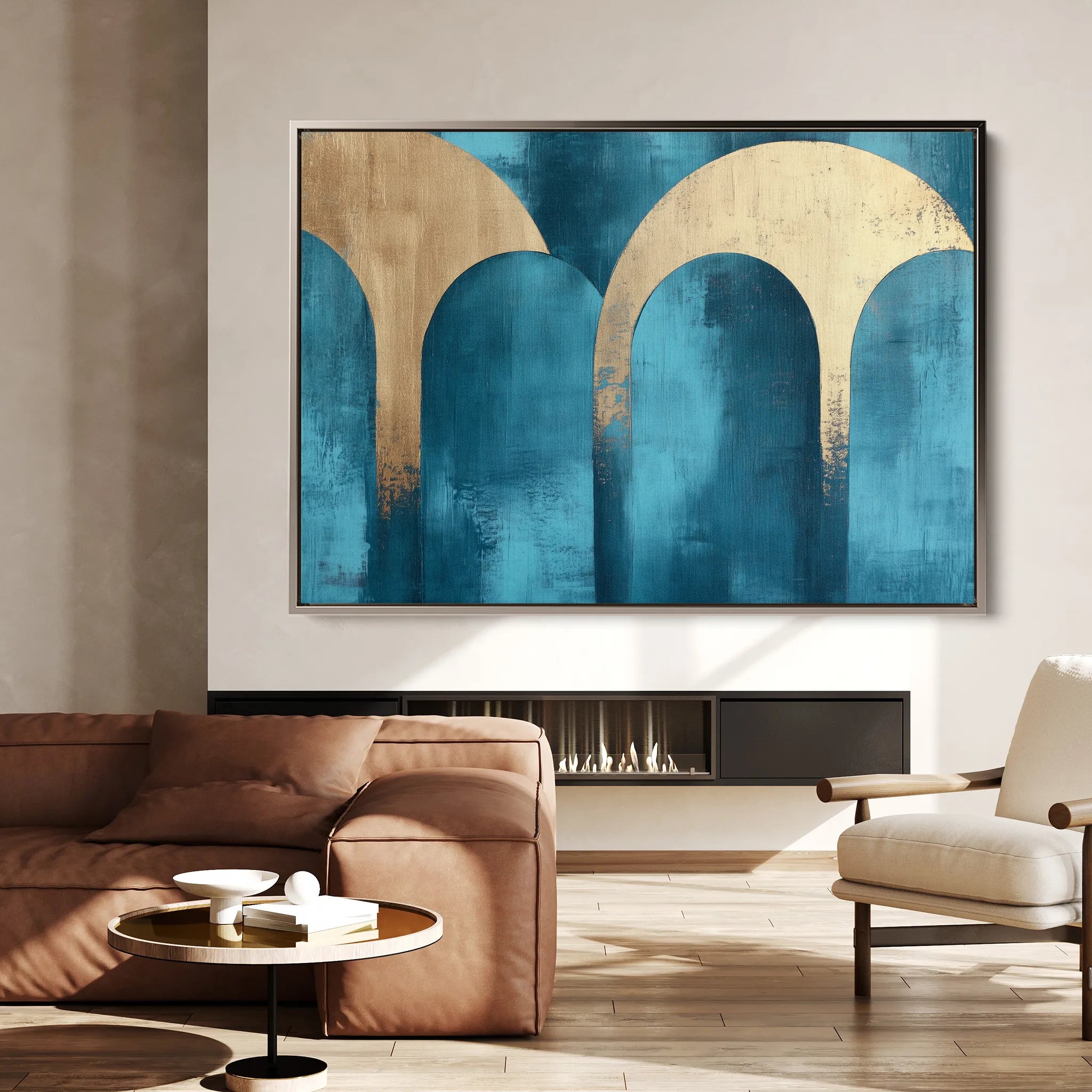 Boho 192 Canvas Art 18" x 24" / 45 x 60 cm / Black