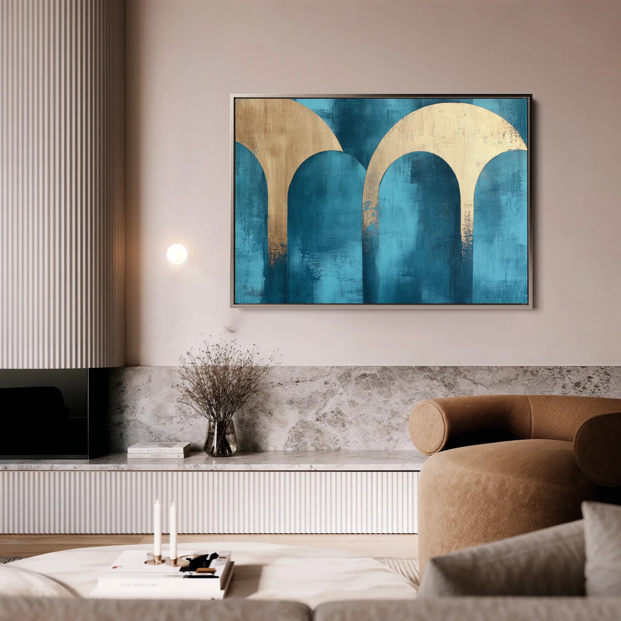 Boho 192 Canvas Art 18" x 24" / 45 x 60 cm / Black