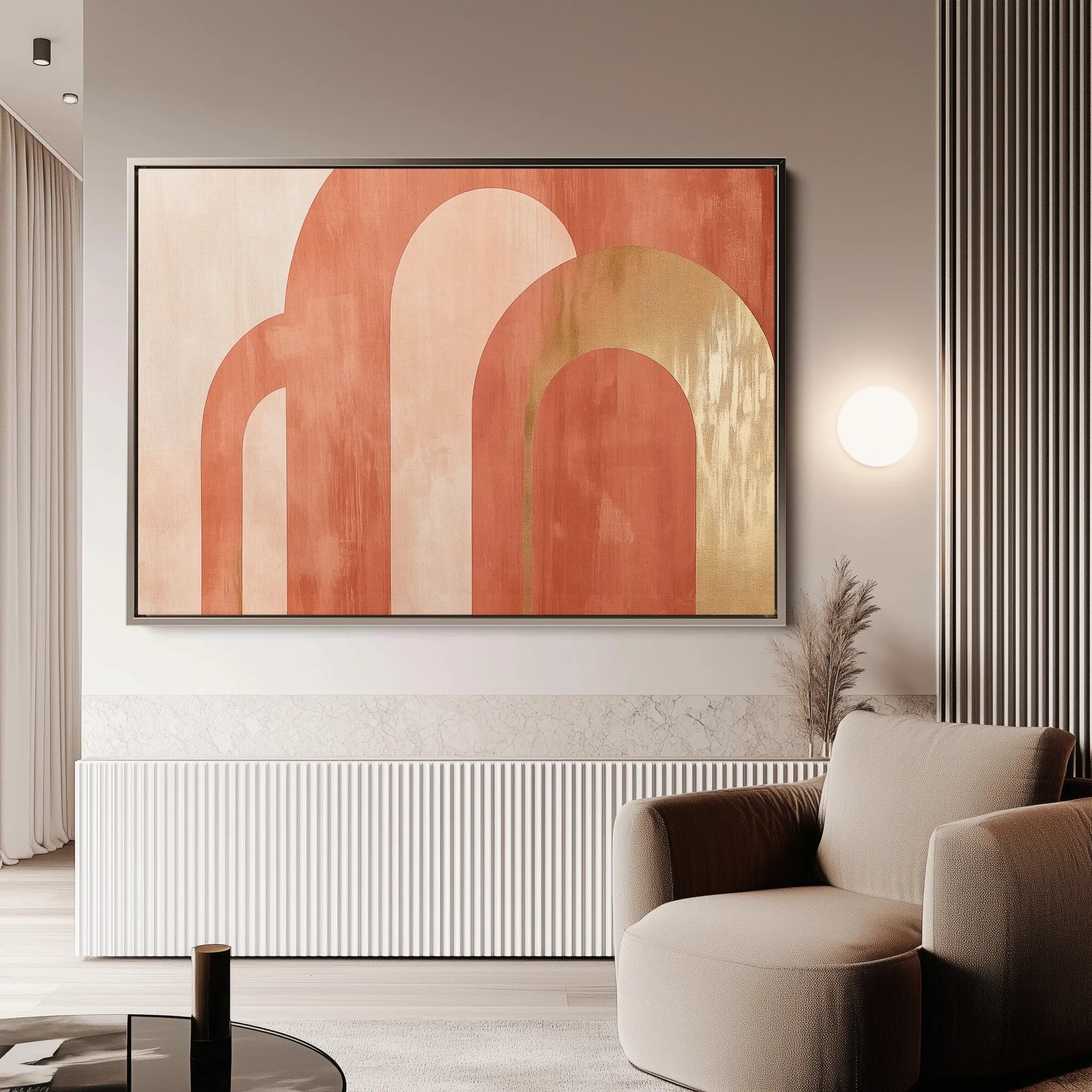 Boho 193 Canvas Art 18" x 24" / 45 x 60 cm / Black