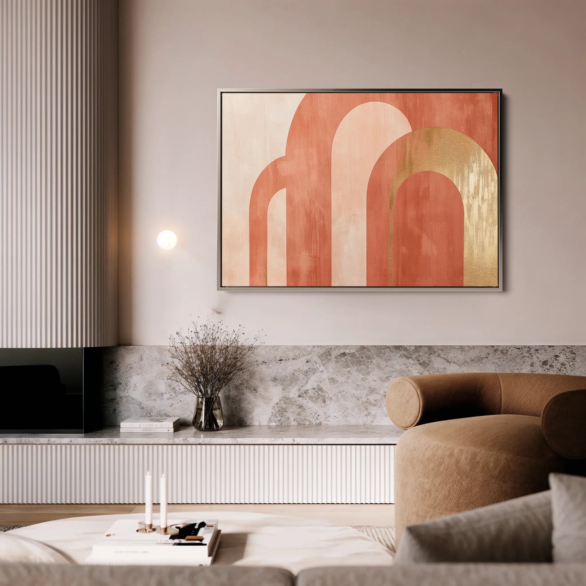 Boho 193 Canvas Art 18" x 24" / 45 x 60 cm / Black