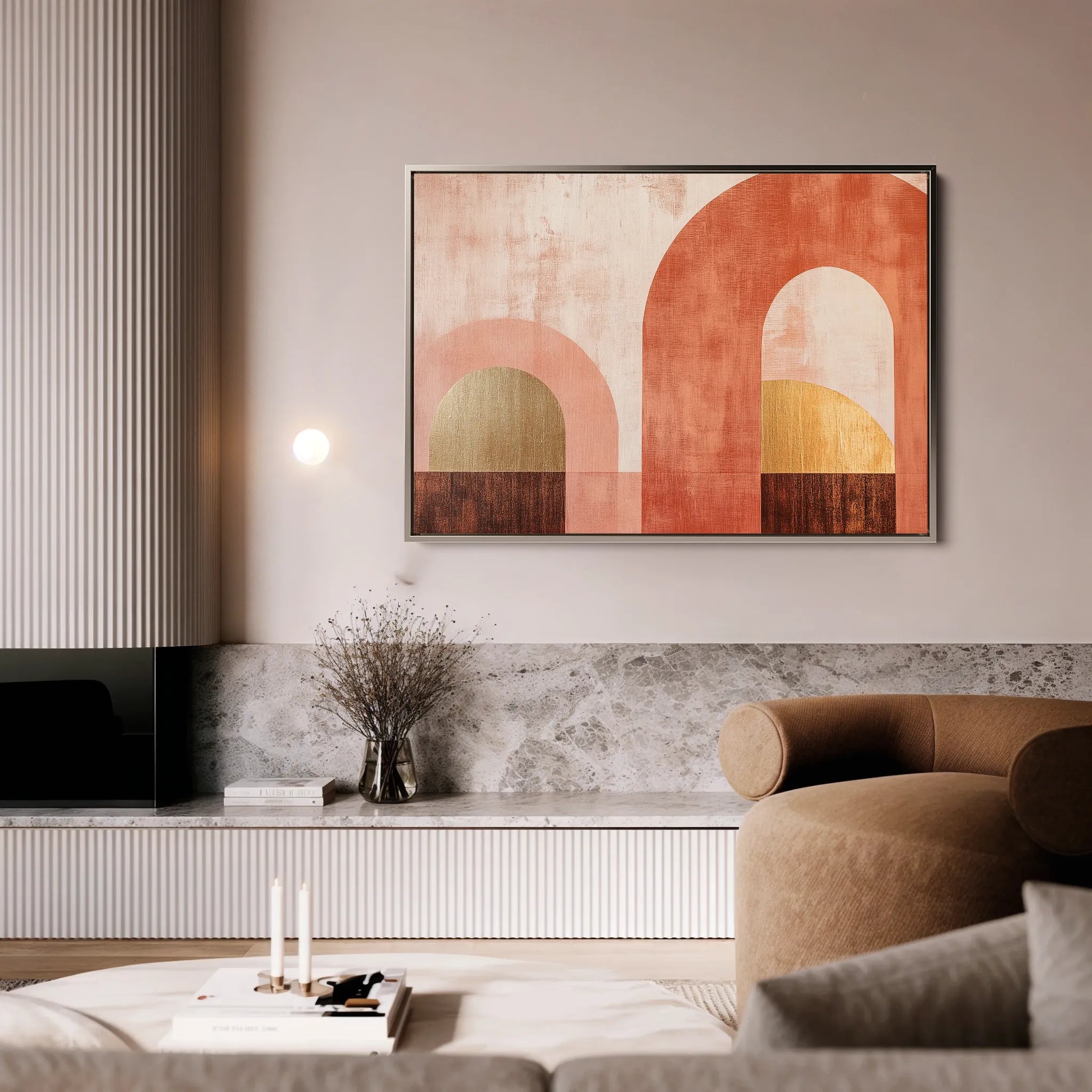 Boho 194 Canvas Art 18" x 24" / 45 x 60 cm / Black