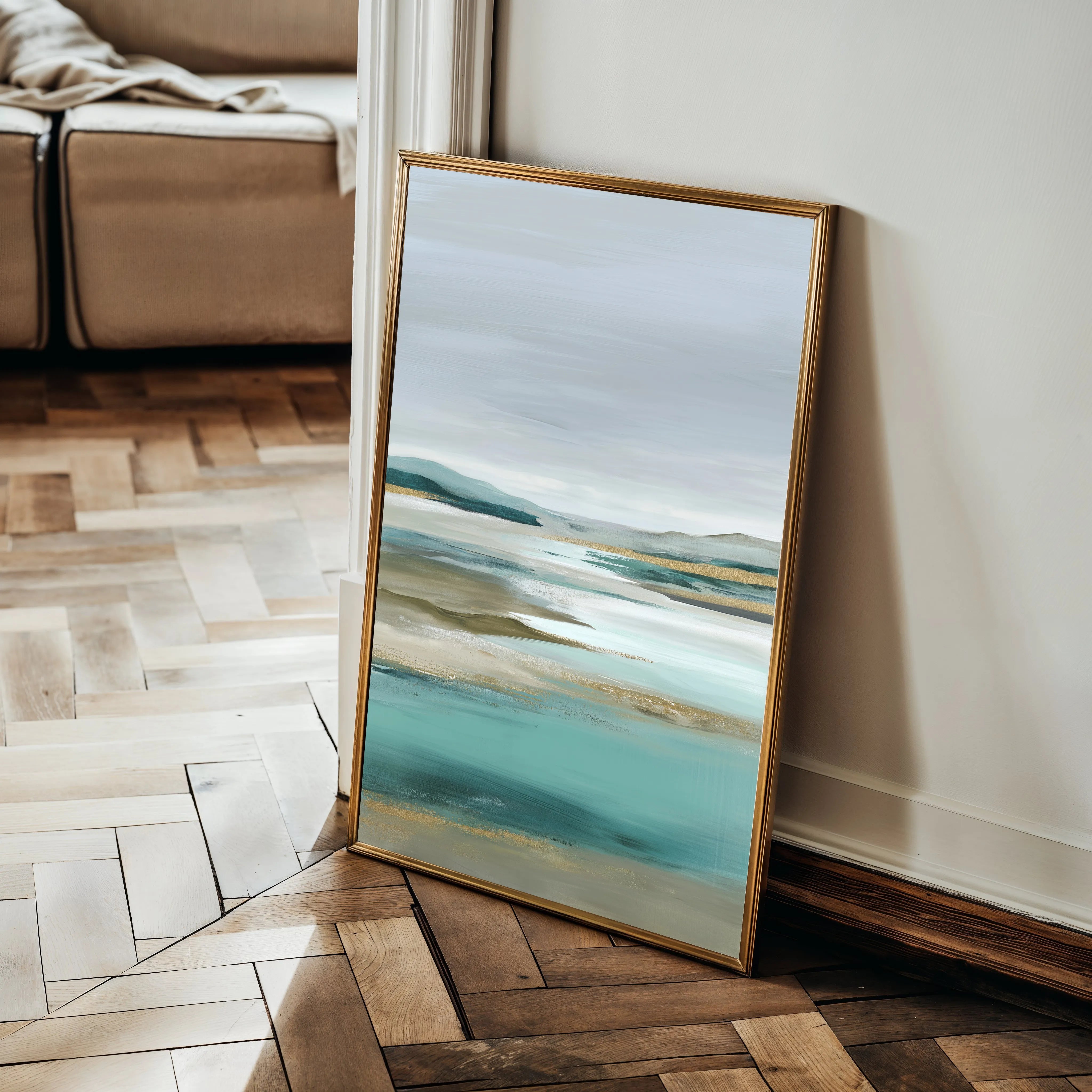 Abstract 1943 Canvas Art 18" x 24" / 45 x 60 cm / Black