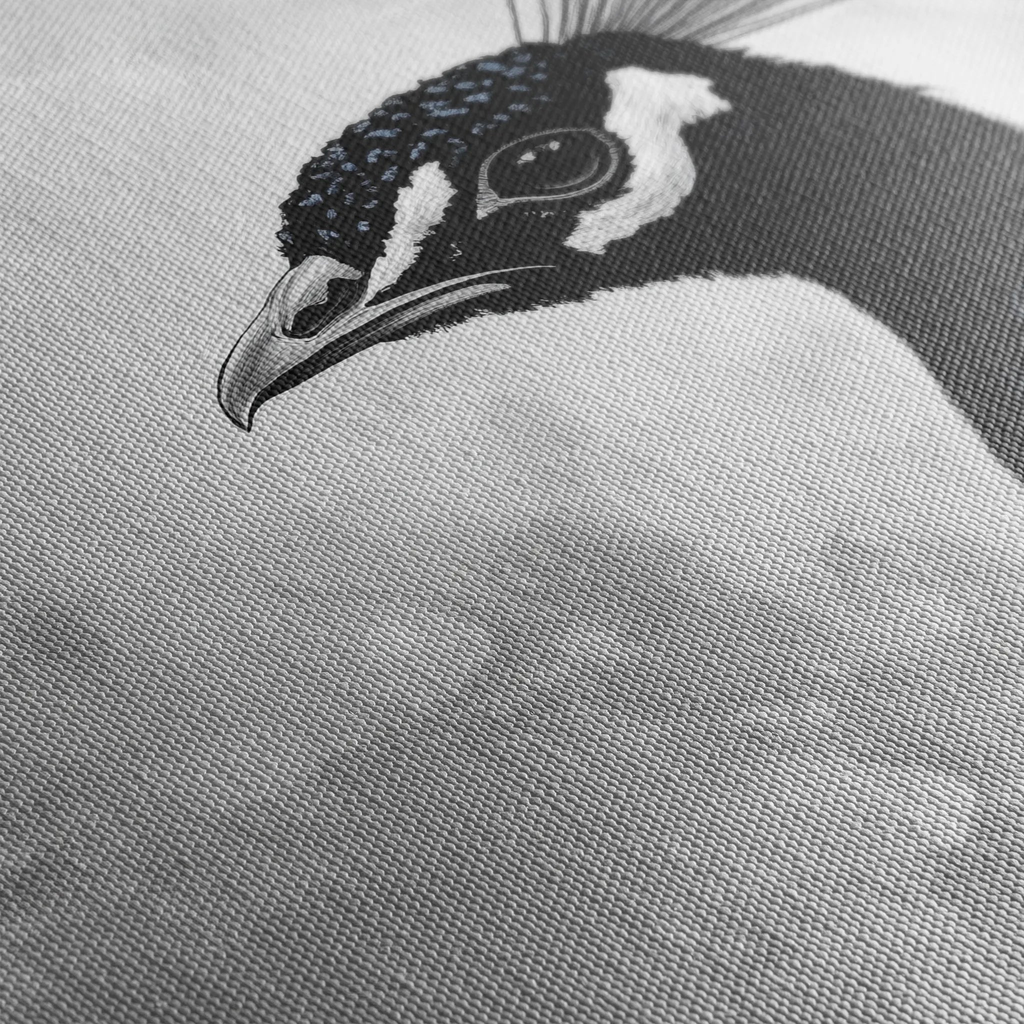 Animals 195 Canvas Art 18" x 24" / 45 x 60 cm / Black
