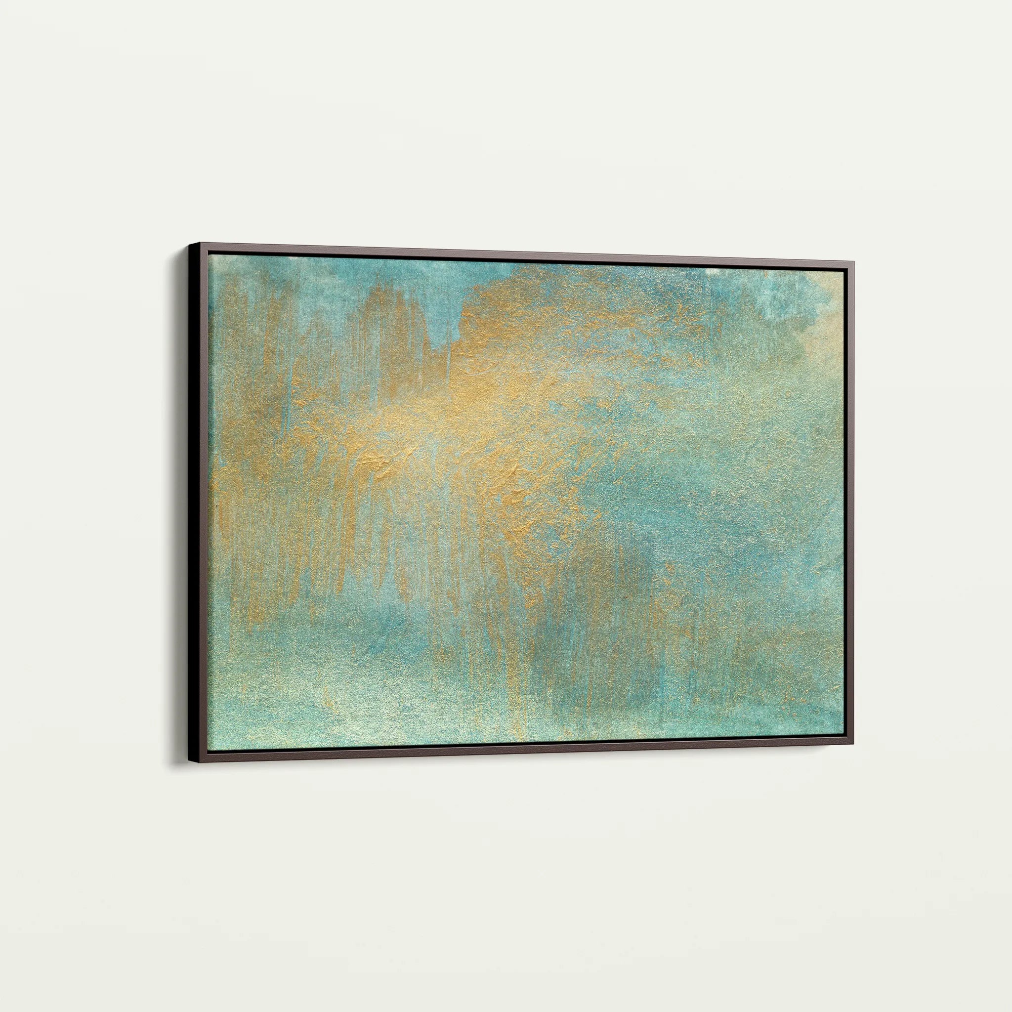 Abstract 196 Canvas Art 18" x 24" / 45 x 60 cm / Black