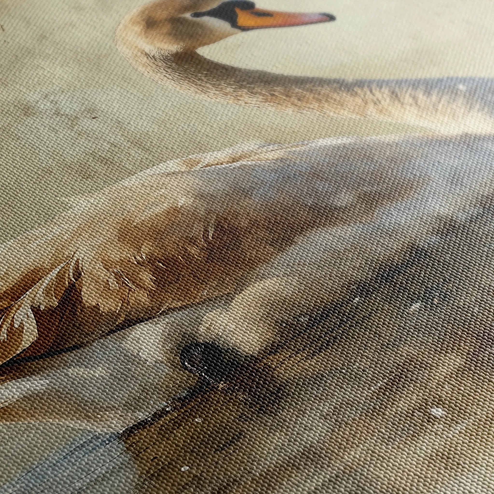 Animals 196 Canvas Art 18" x 24" / 45 x 60 cm / Black