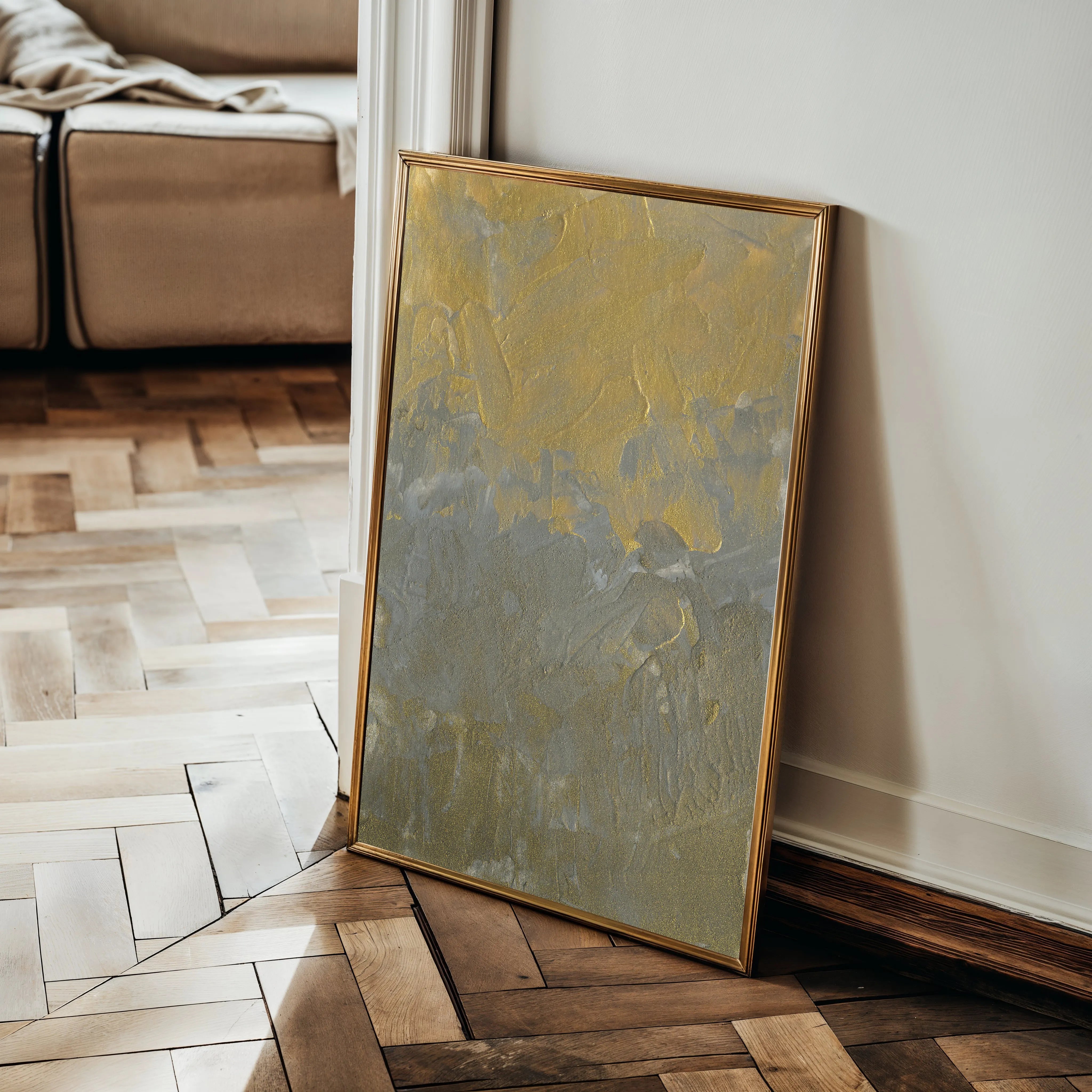 Abstract 197 Canvas Art 18" x 24" / 45 x 60 cm / Black