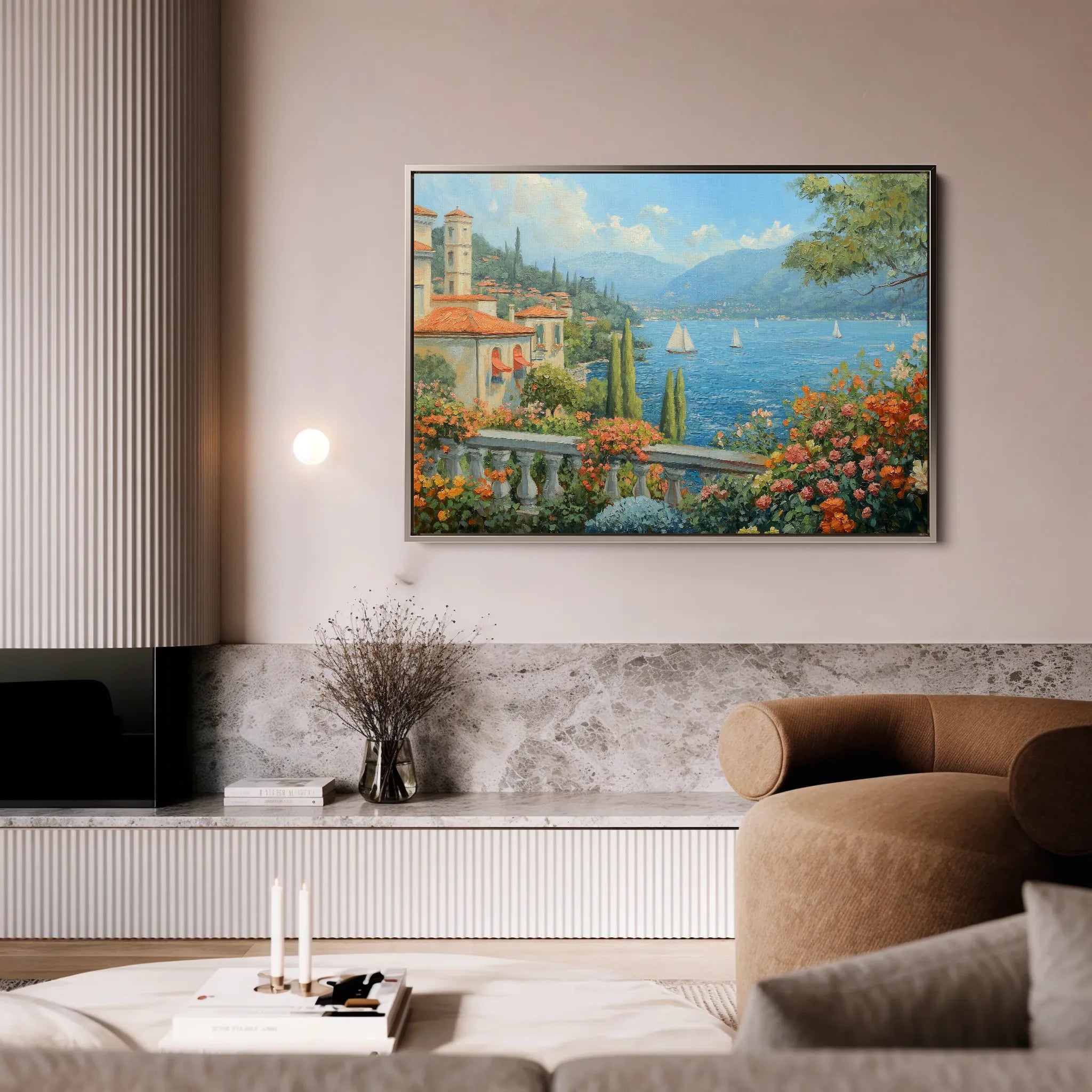 Landscape 197 Canvas Art 18" x 24" / 45 x 60 cm / Black
