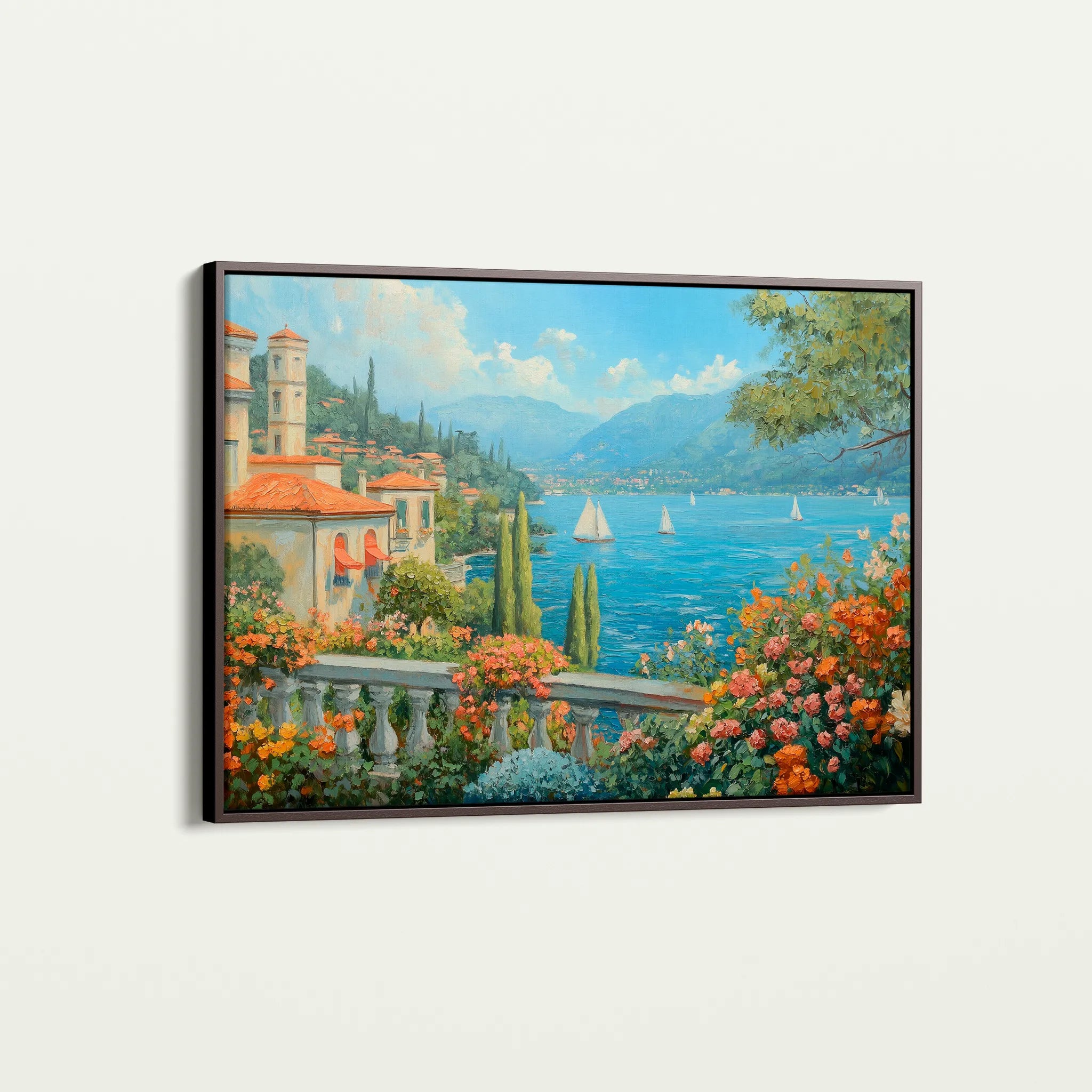 Landscape 197 Canvas Art 18" x 24" / 45 x 60 cm / Black