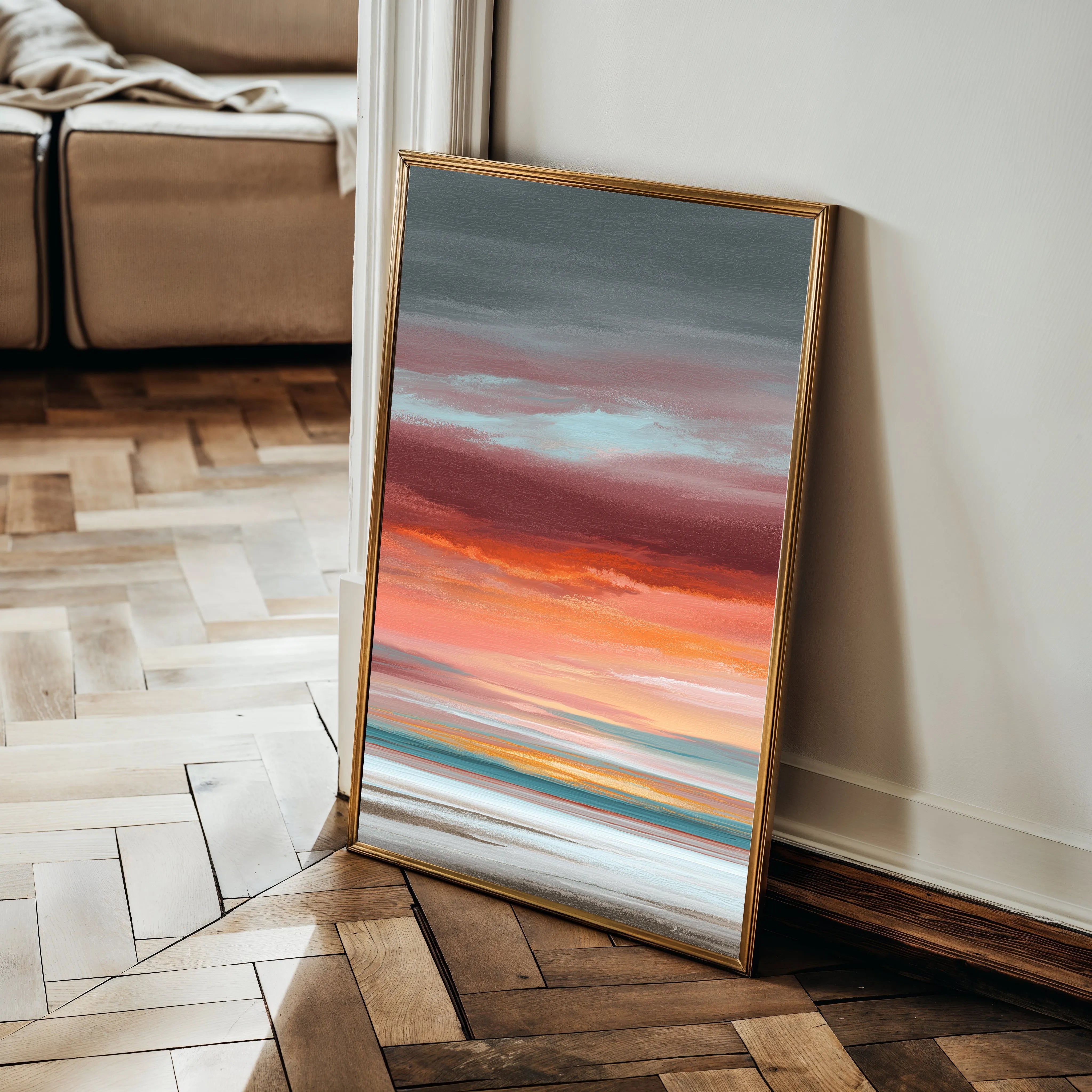Abstract 1979 Canvas Art 18" x 24" / 45 x 60 cm / Black