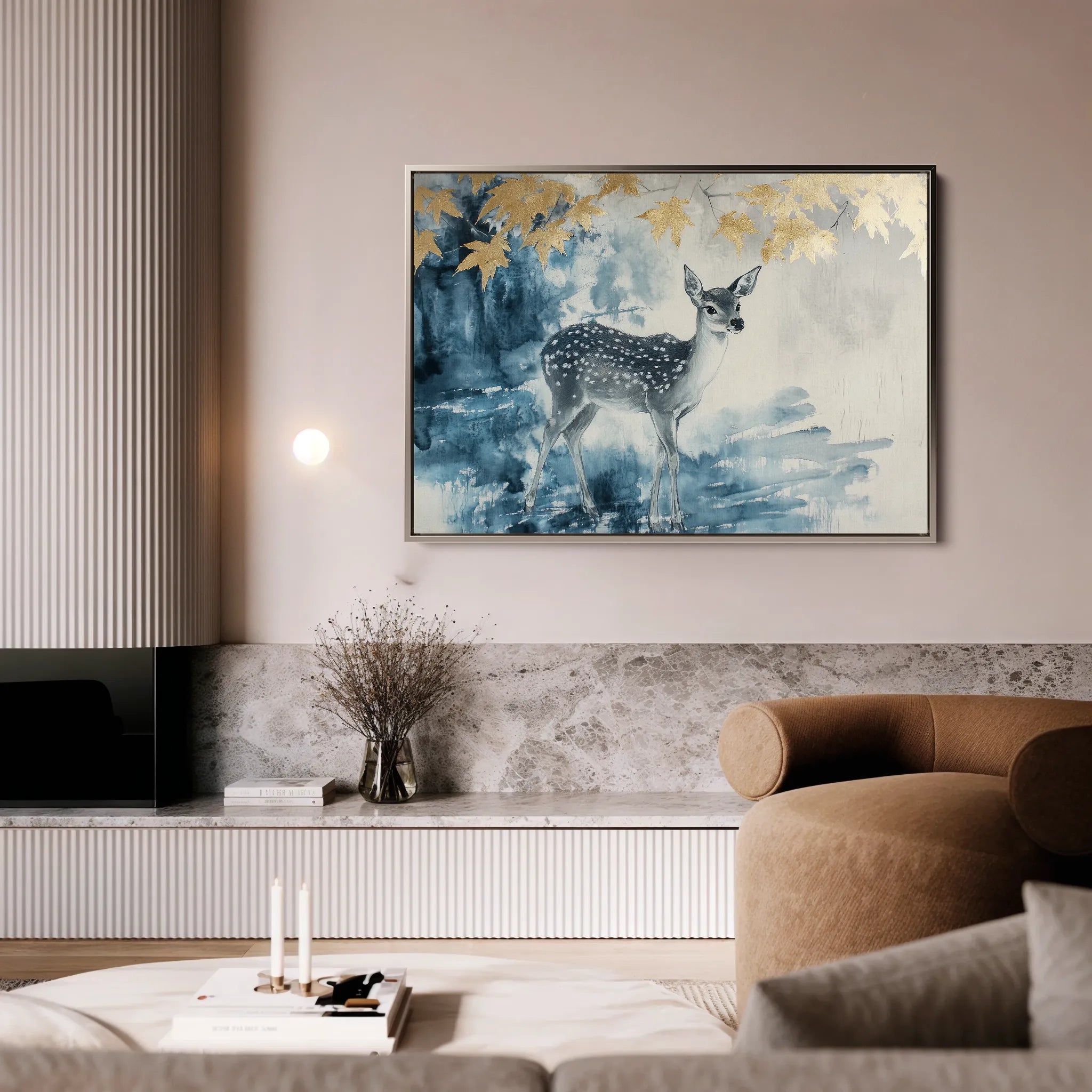 Animals 198 Canvas Art 18" x 24" / 45 x 60 cm / Black