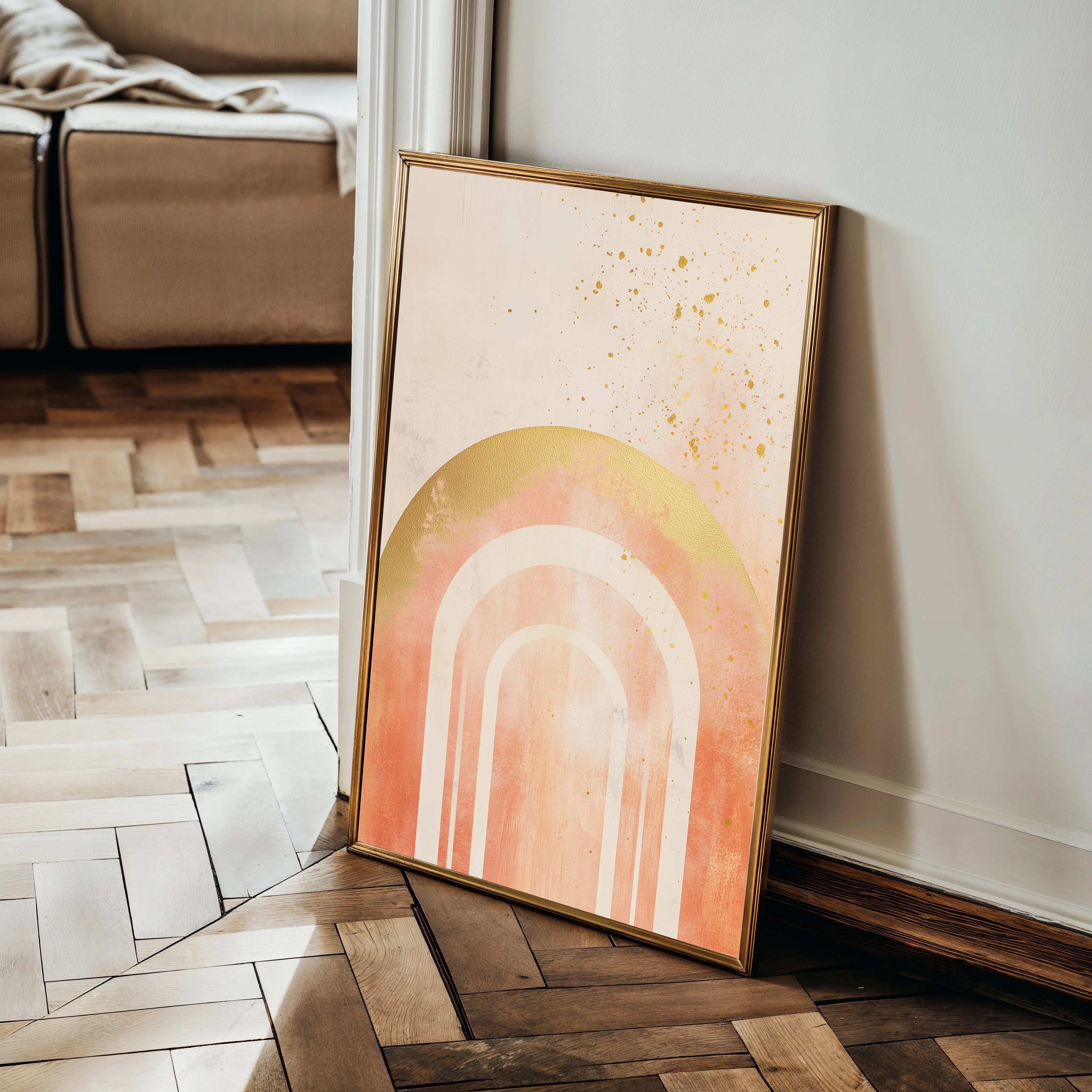 Boho 198 Canvas Art 18" x 24" / 45 x 60 cm / Black