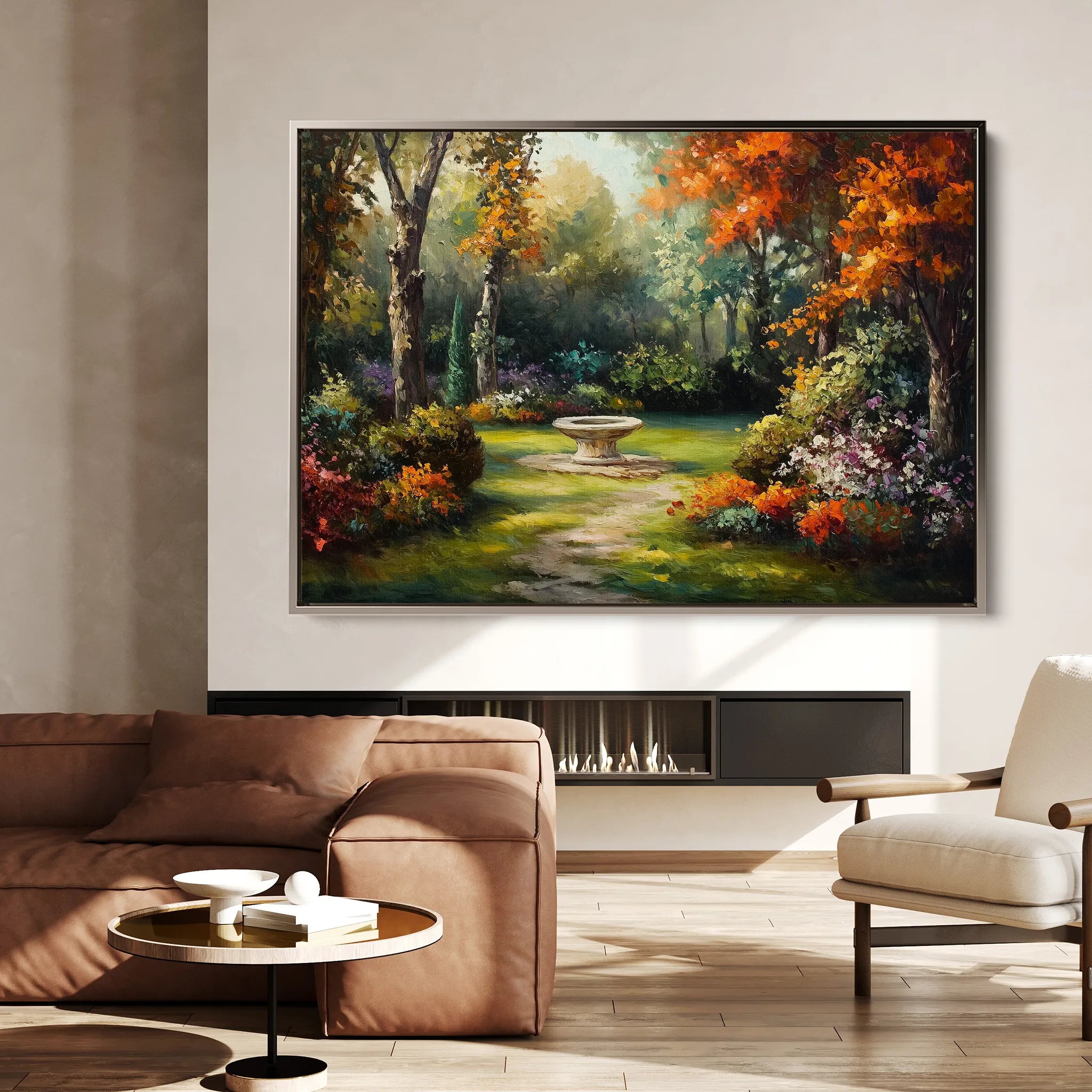 Landscape 198 Canvas Art 18" x 24" / 45 x 60 cm / Black