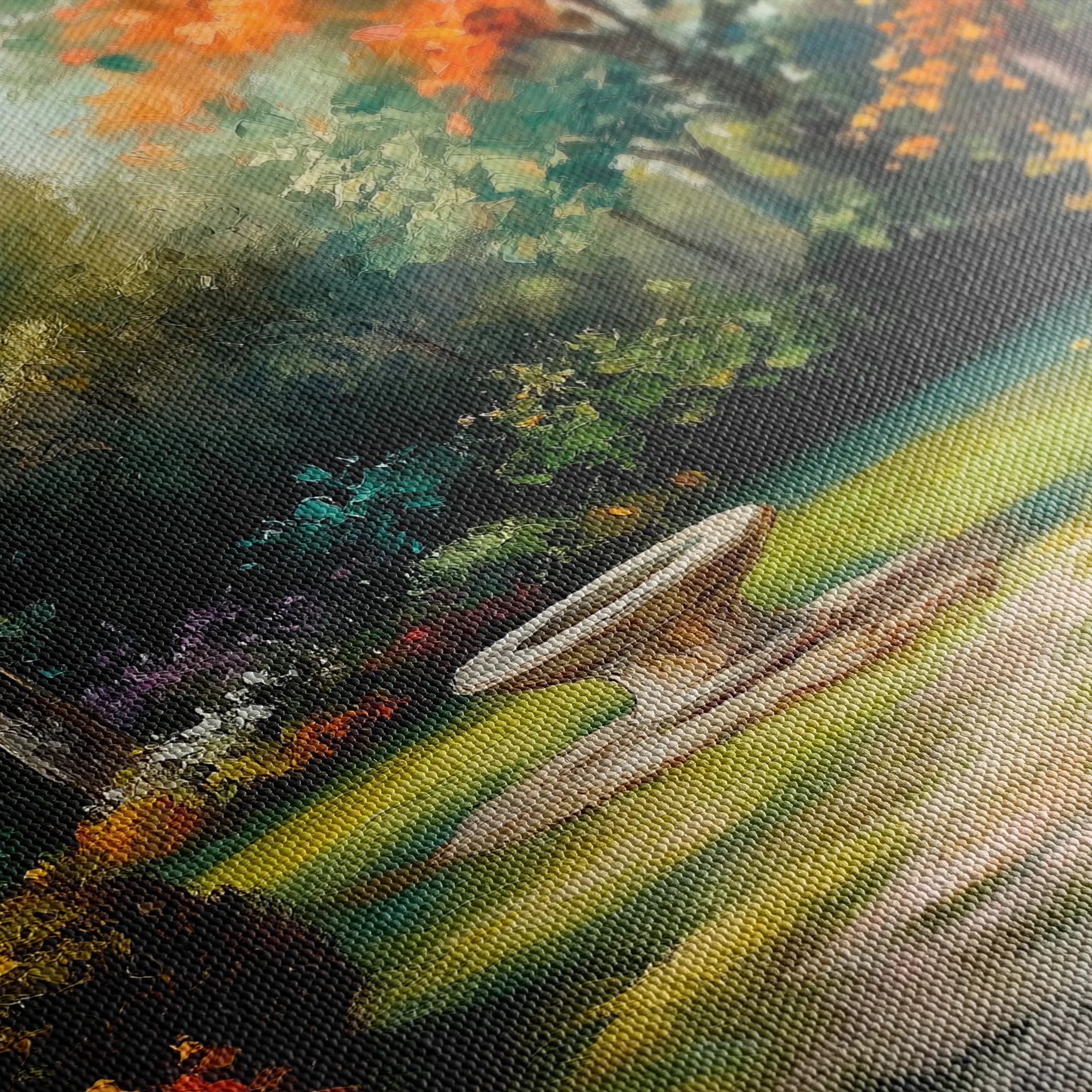 Landscape 198 Canvas Art 18" x 24" / 45 x 60 cm / Black