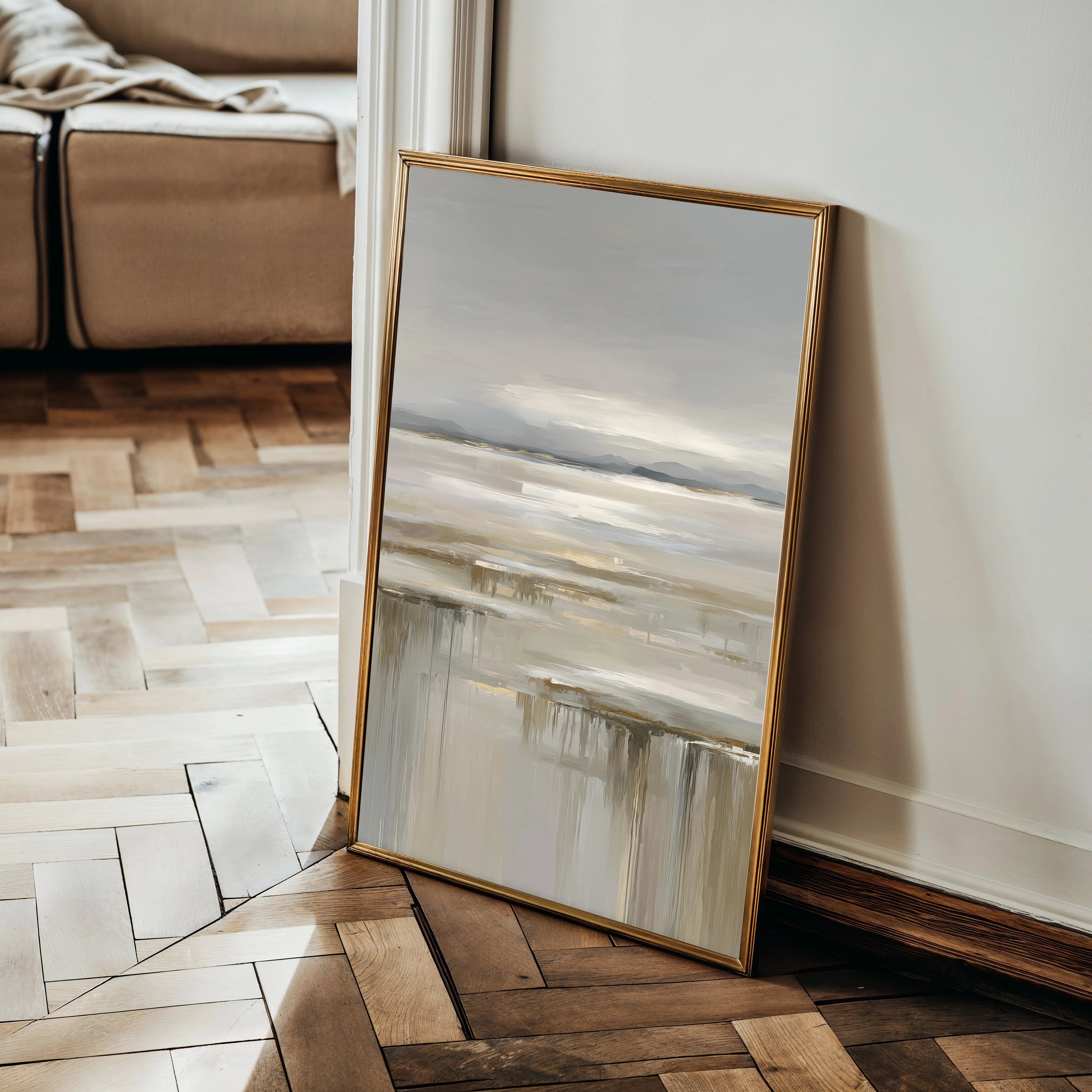 Abstract 1980 Canvas Art 18" x 24" / 45 x 60 cm / Black