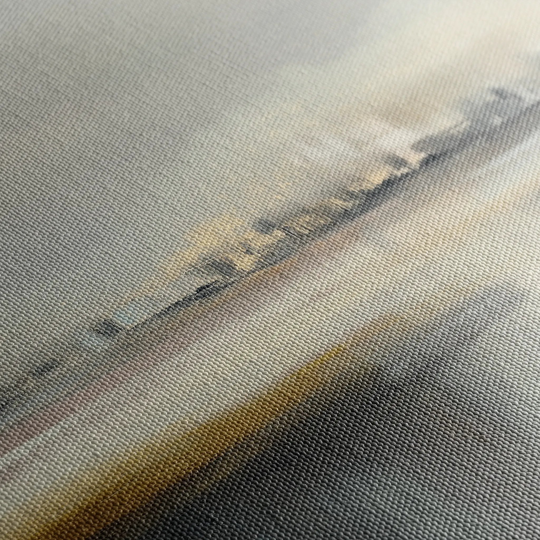 Abstract 1988 Canvas Art 18" x 24" / 45 x 60 cm / Black