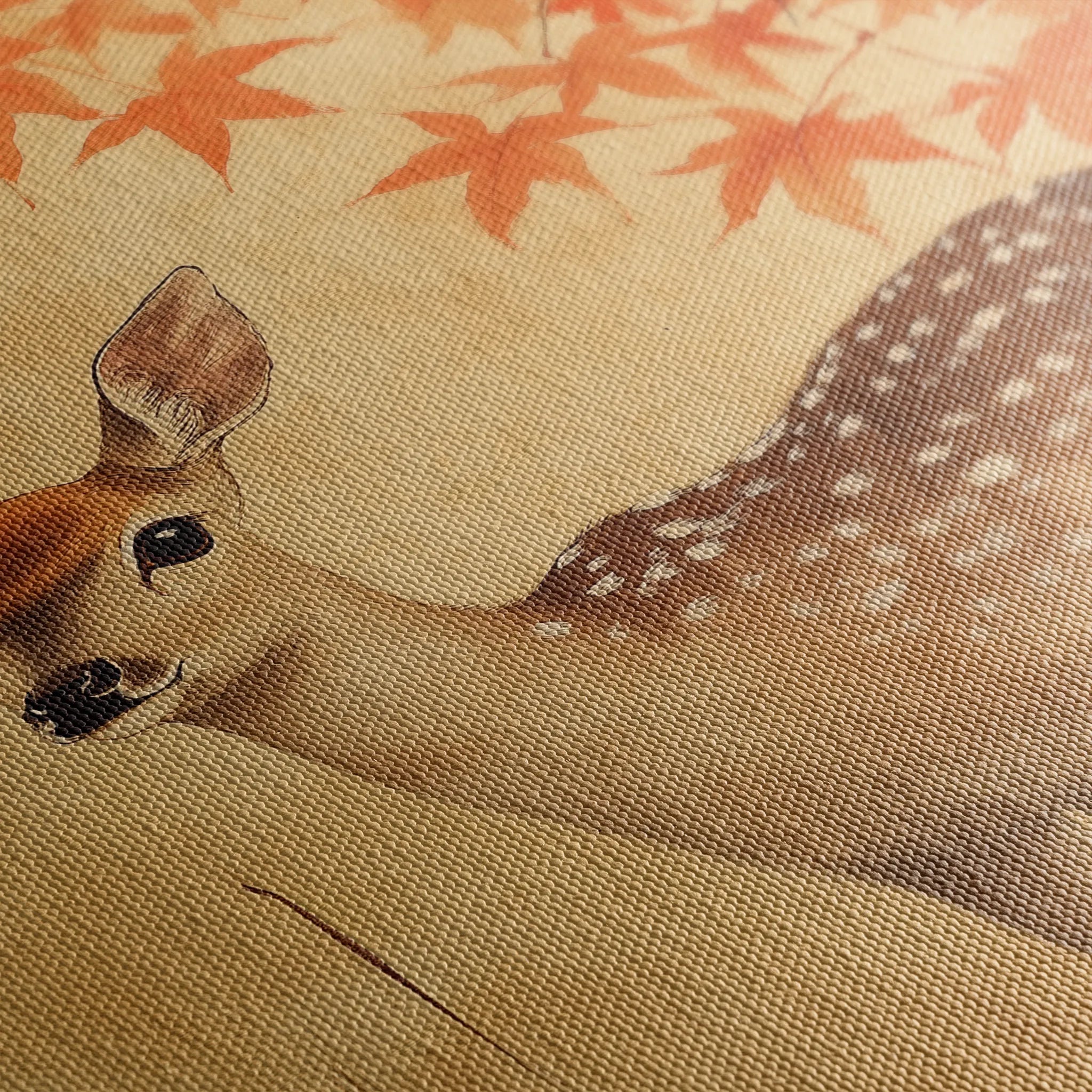 Animals 199 Canvas Art 18" x 24" / 45 x 60 cm / Black