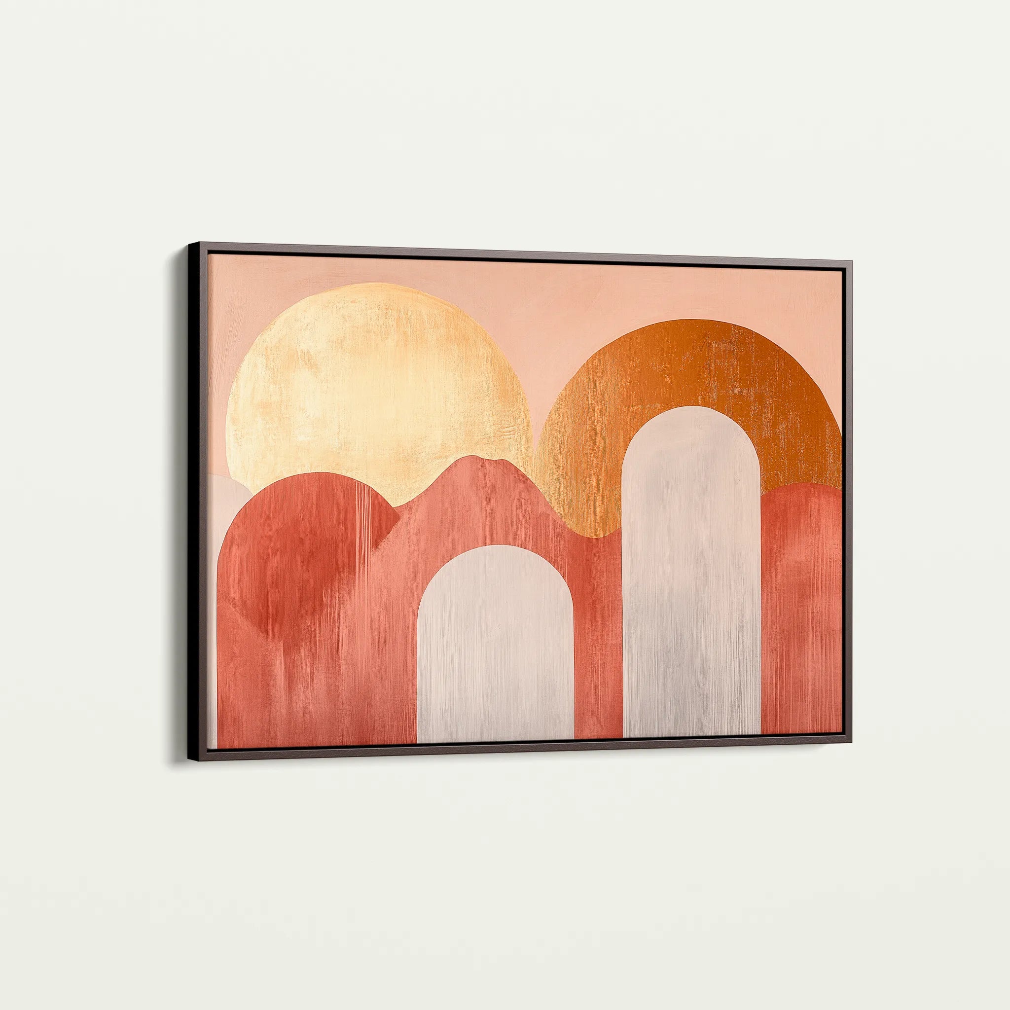 Boho 199 Canvas Art 18" x 24" / 45 x 60 cm / Black