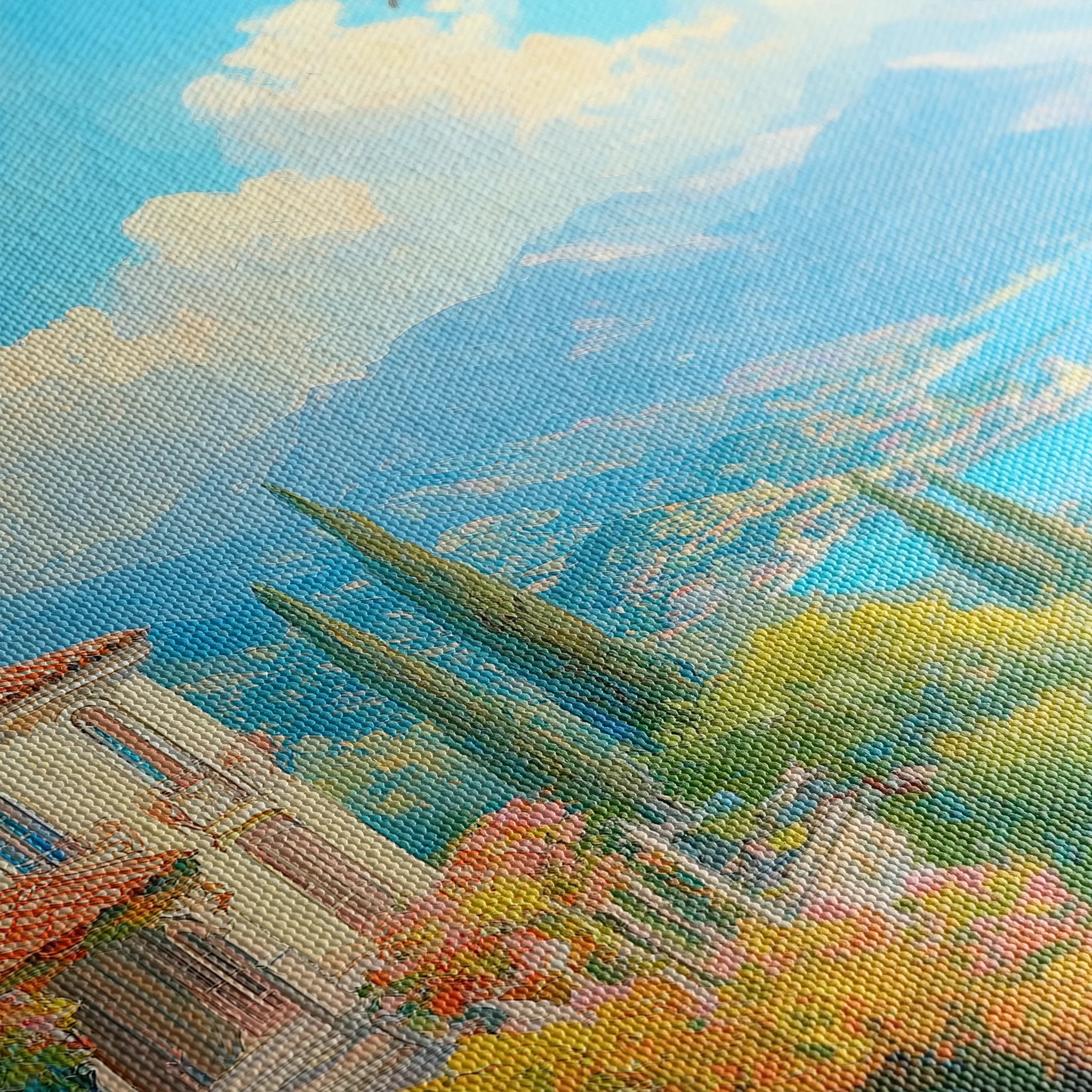 Landscape 199 Canvas Art 18" x 24" / 45 x 60 cm / Black