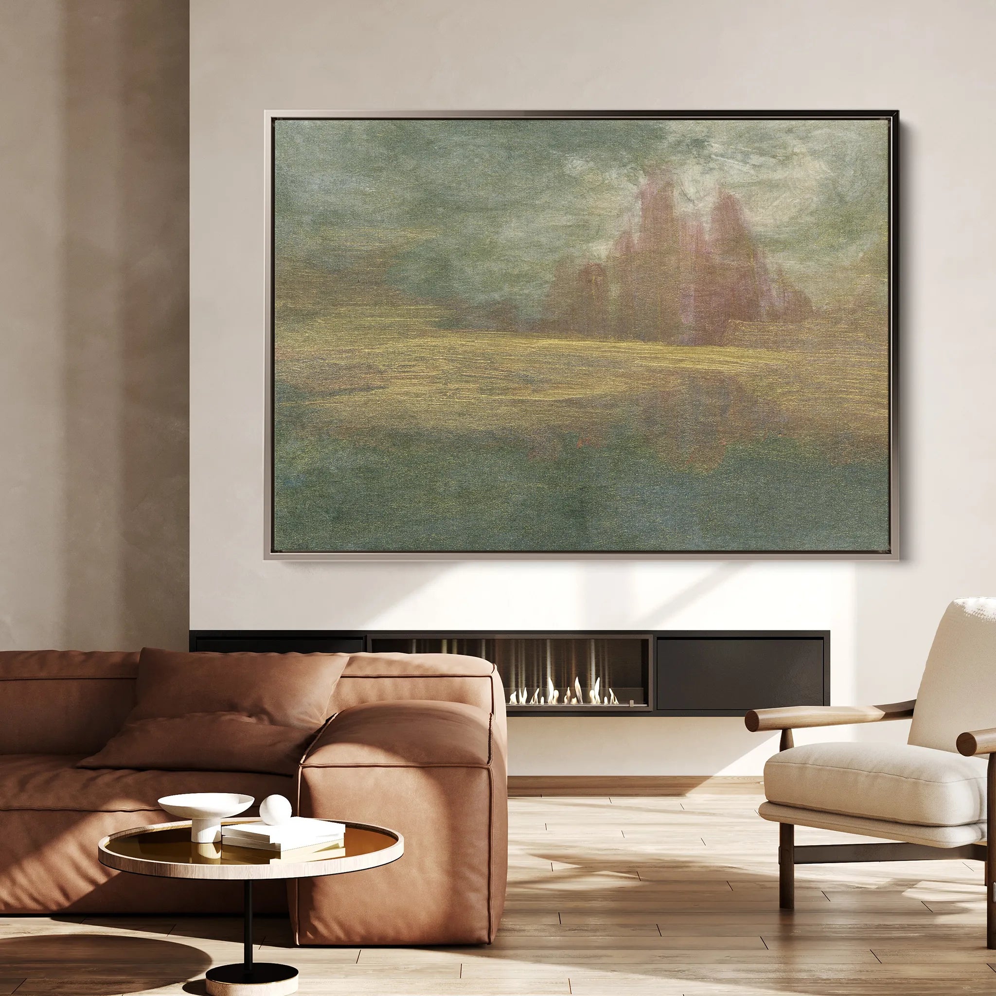 Abstract 200 Canvas Art 18" x 24" / 45 x 60 cm / Black