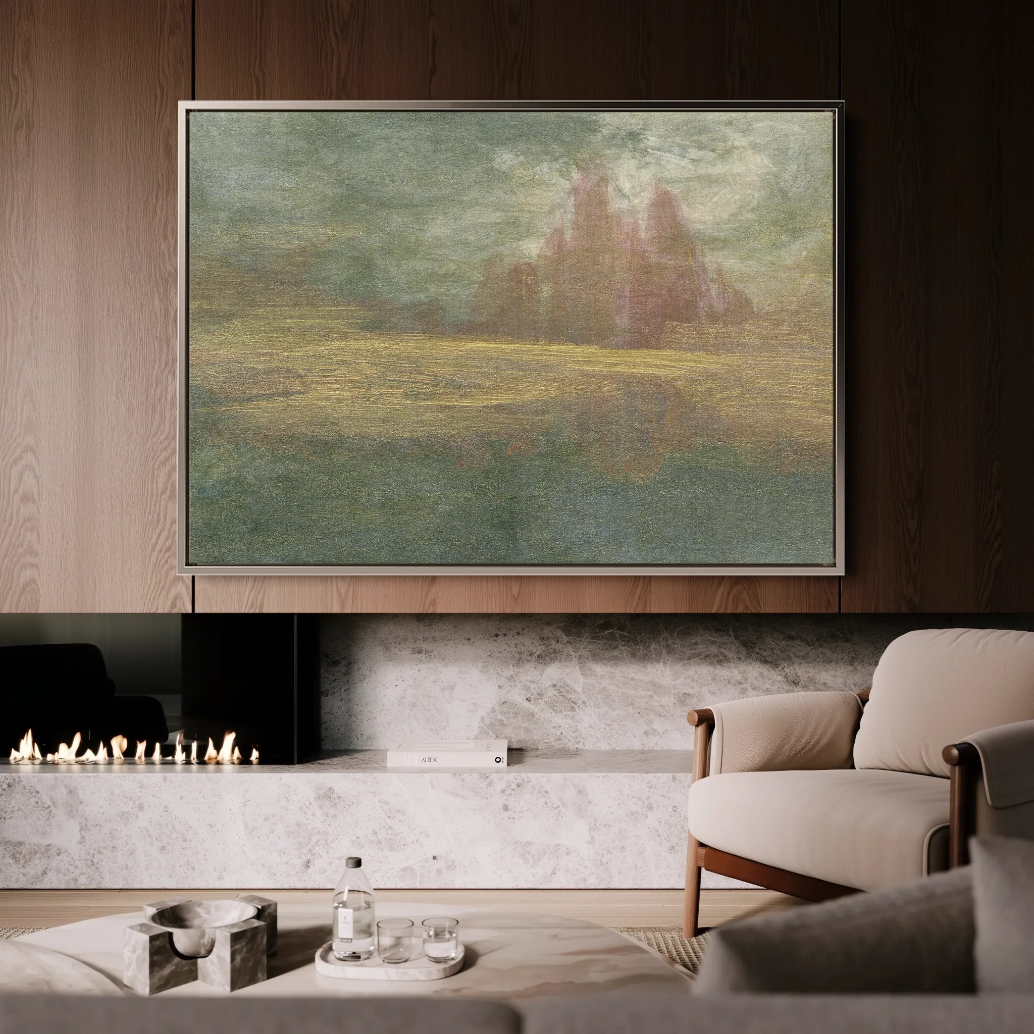 Abstract 200 Canvas Art 18" x 24" / 45 x 60 cm / Black