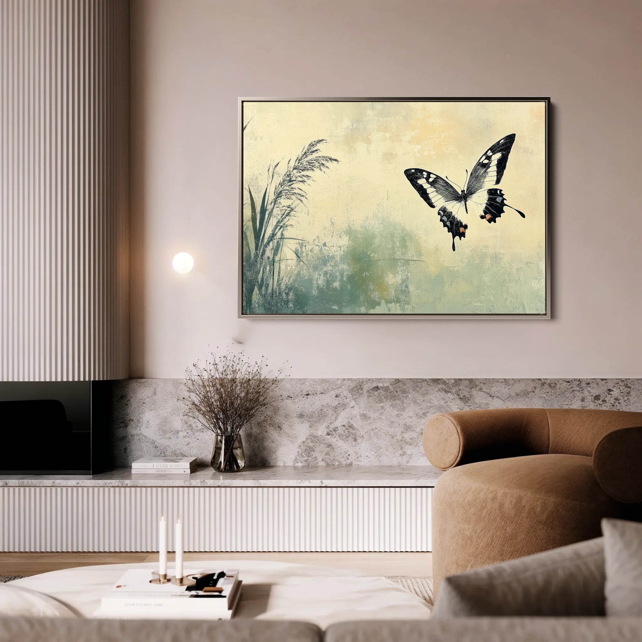 Animals 200 Canvas Art 18" x 24" / 45 x 60 cm / Black