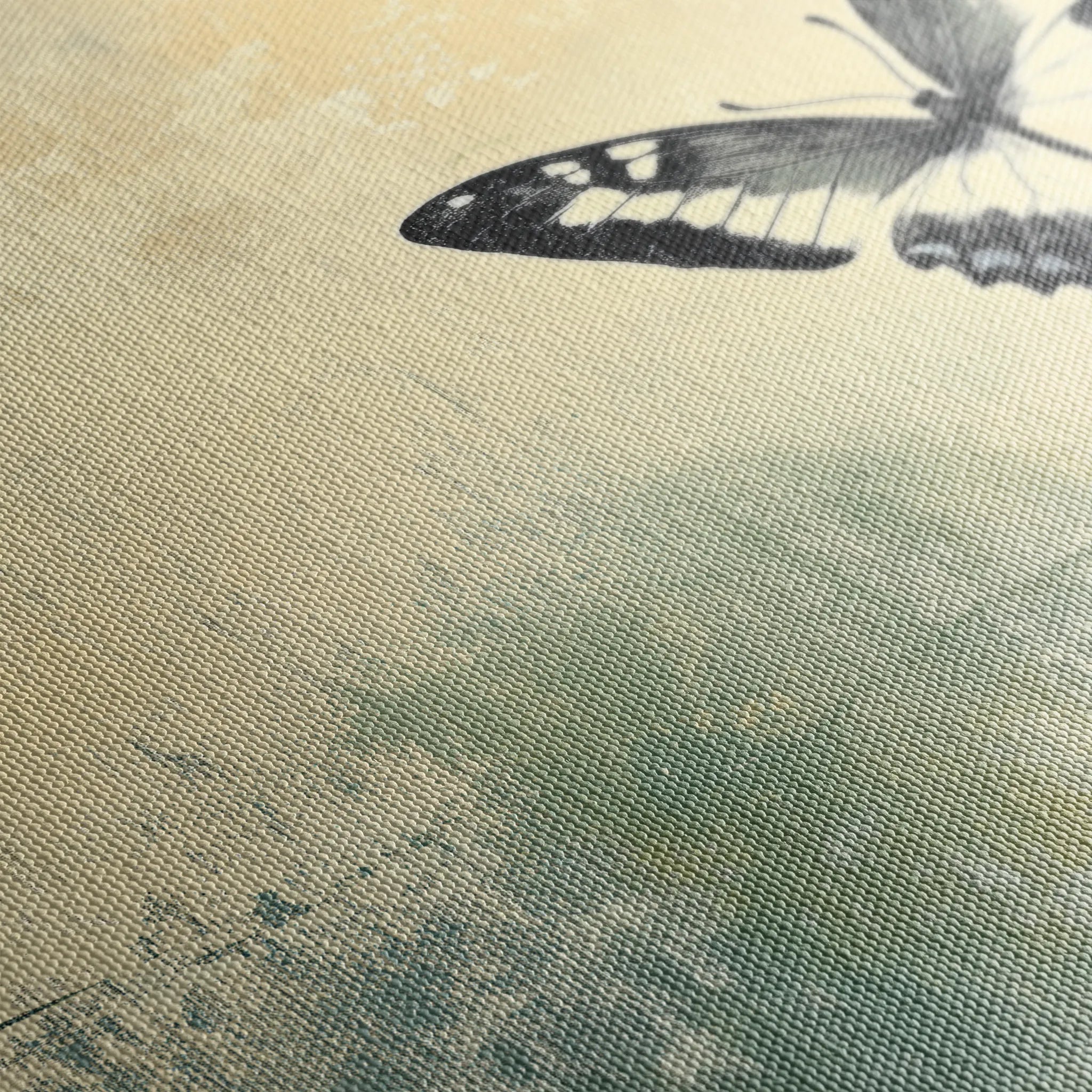 Animals 200 Canvas Art 18" x 24" / 45 x 60 cm / Black