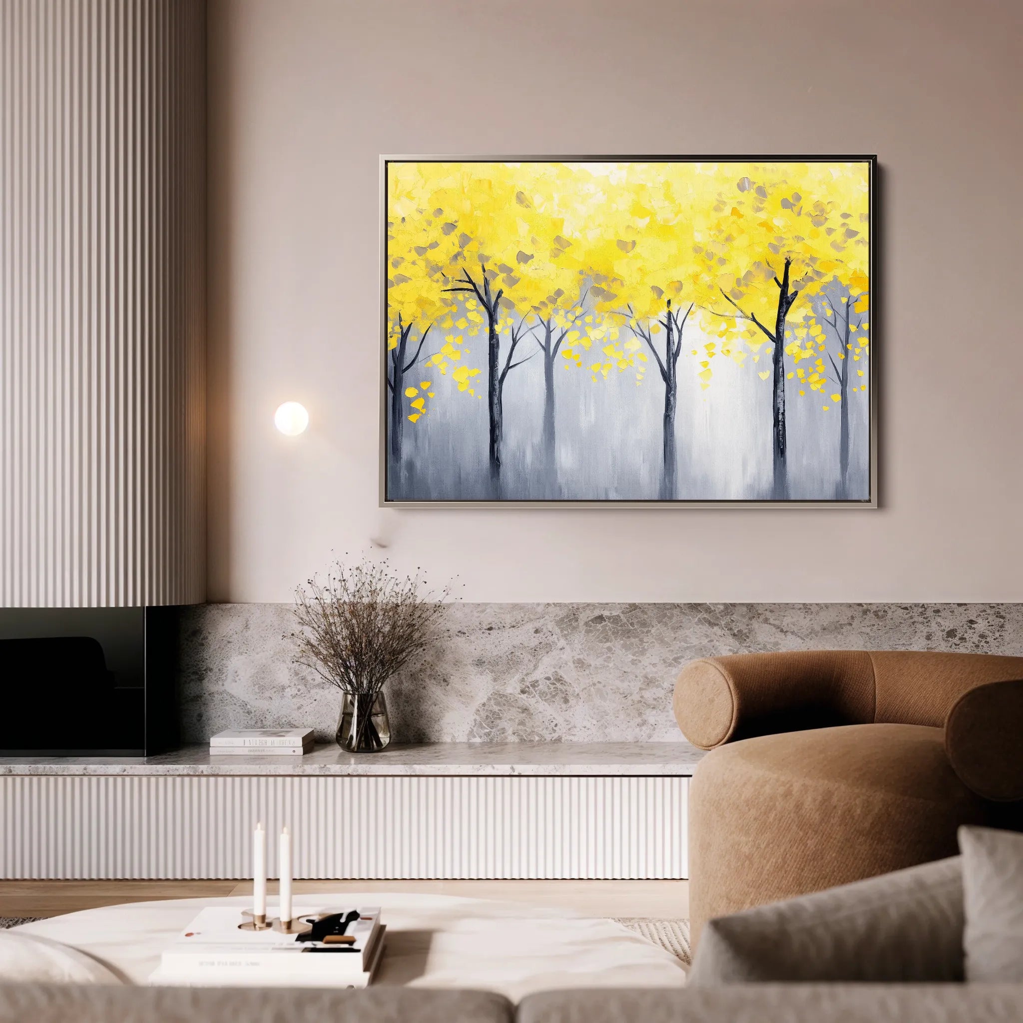 Landscape 200 Canvas Art 18" x 24" / 45 x 60 cm / Black