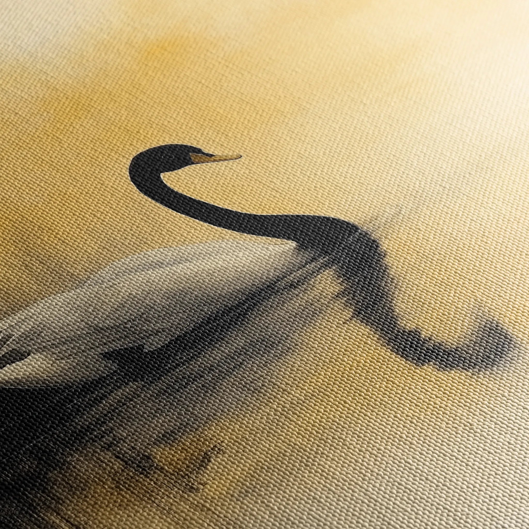 Animals 201 Canvas Art 18" x 24" / 45 x 60 cm / Black