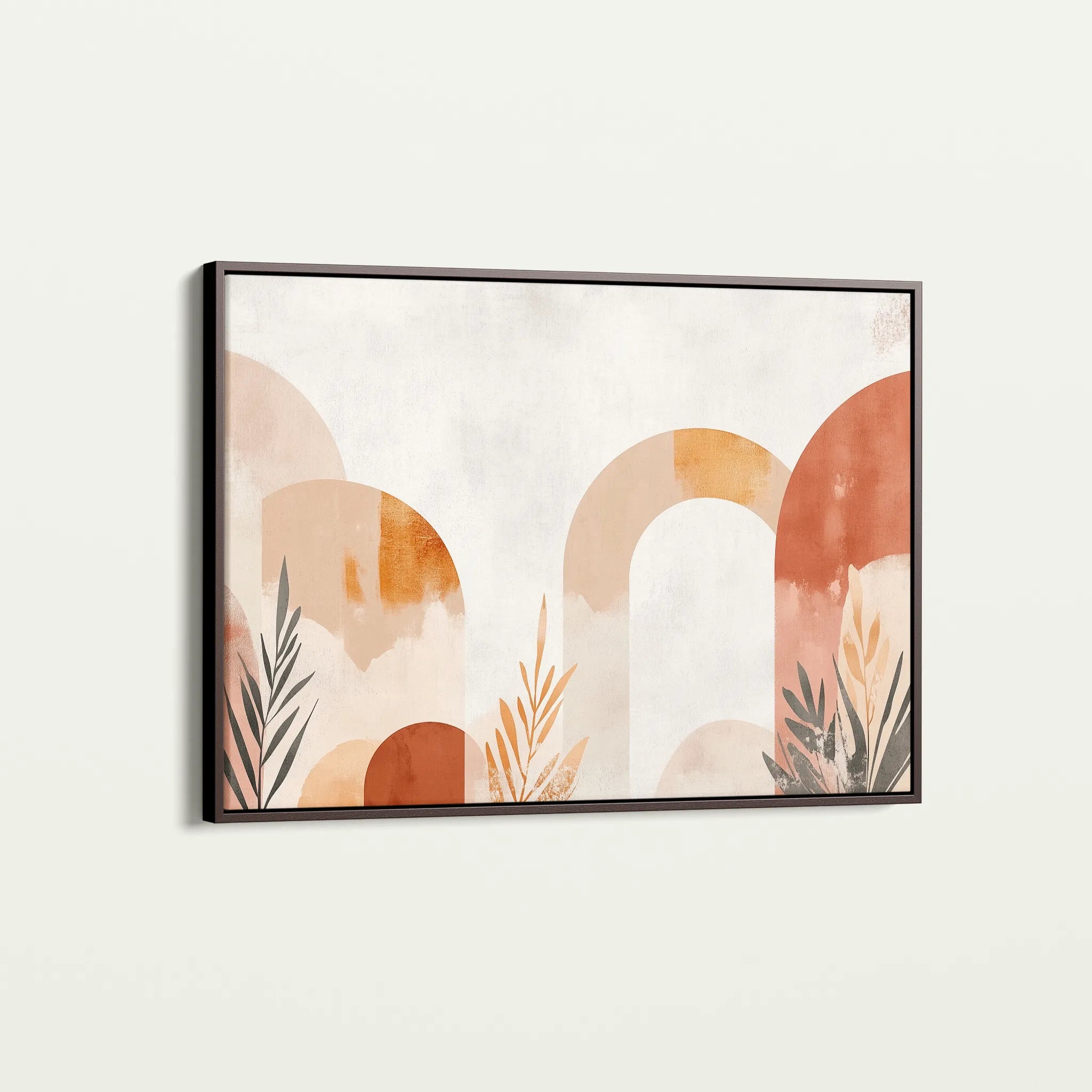 Boho 201 Canvas Art 18" x 24" / 45 x 60 cm / Black