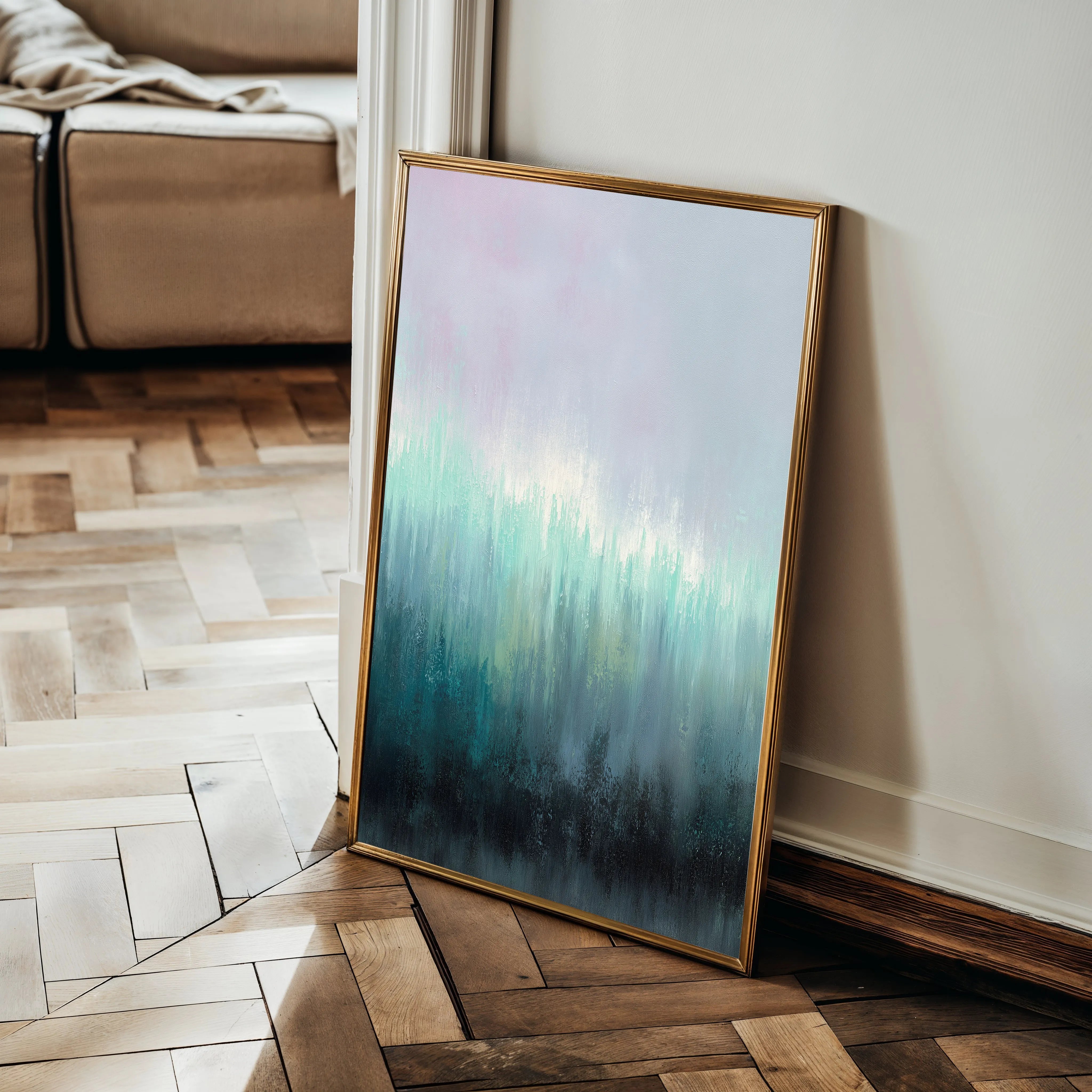 Abstract 2012 Canvas Art 18" x 24" / 45 x 60 cm / Black