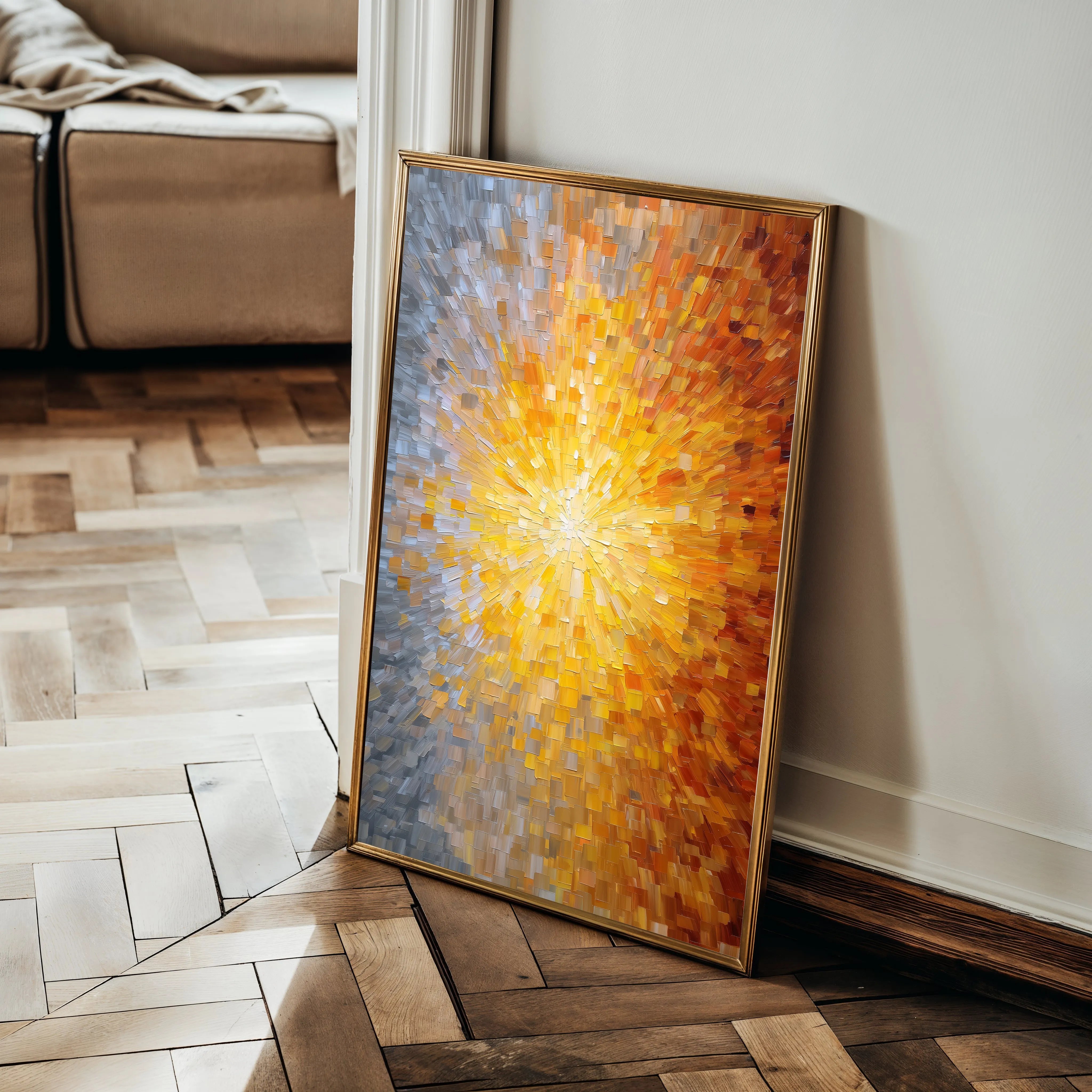 Abstract 2013 Canvas Art 18" x 24" / 45 x 60 cm / Black