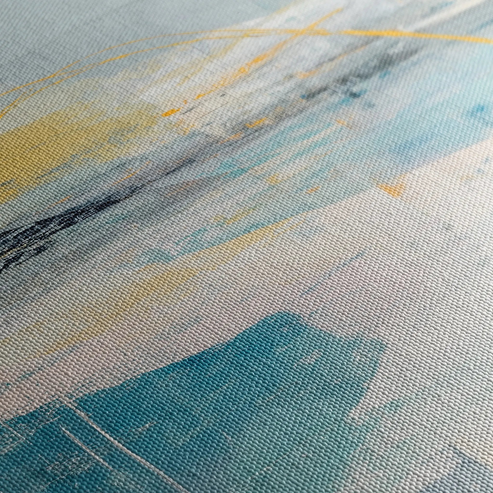 Abstract 2016 Canvas Art 18" x 24" / 45 x 60 cm / Black
