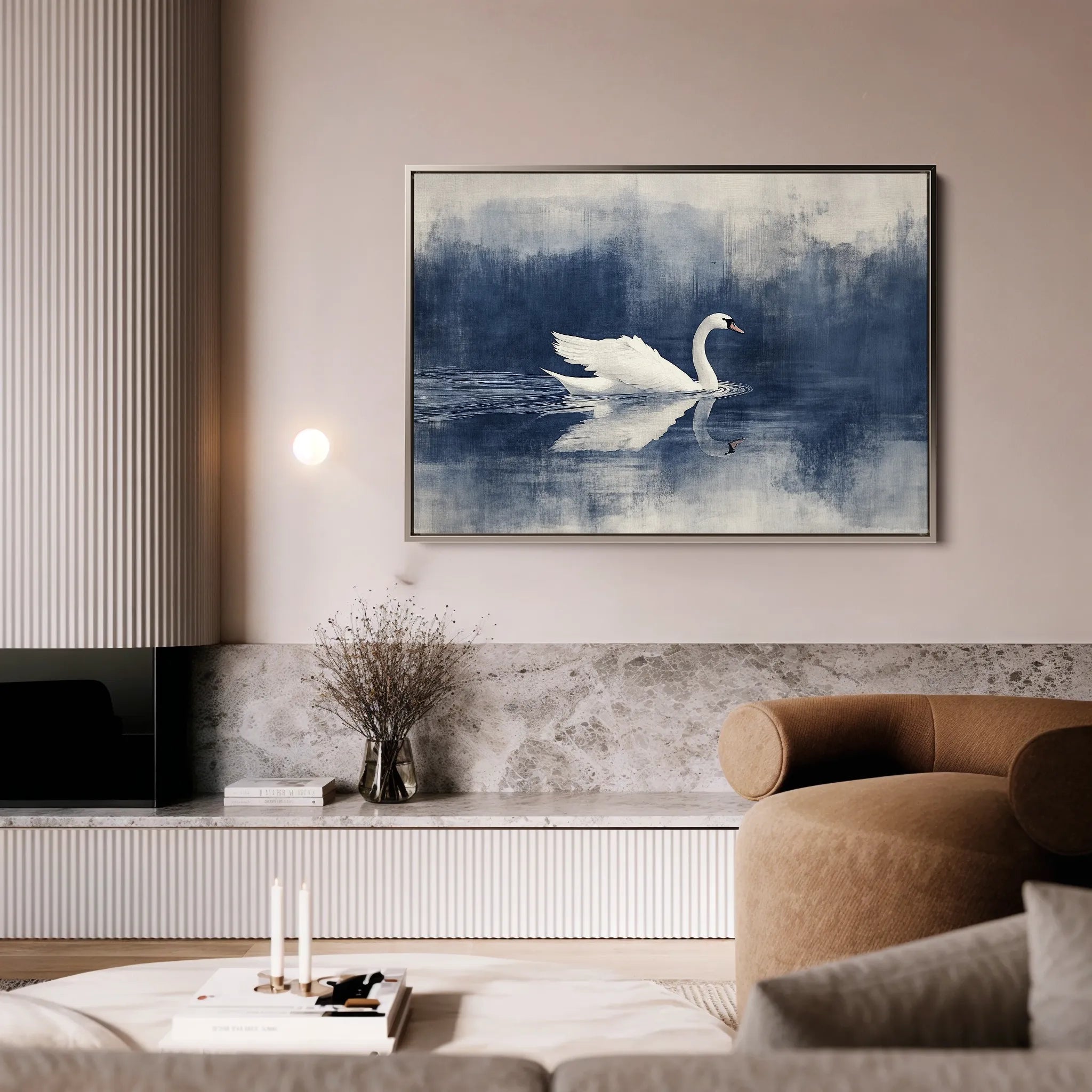 Animals 202 Canvas Art 18" x 24" / 45 x 60 cm / Black
