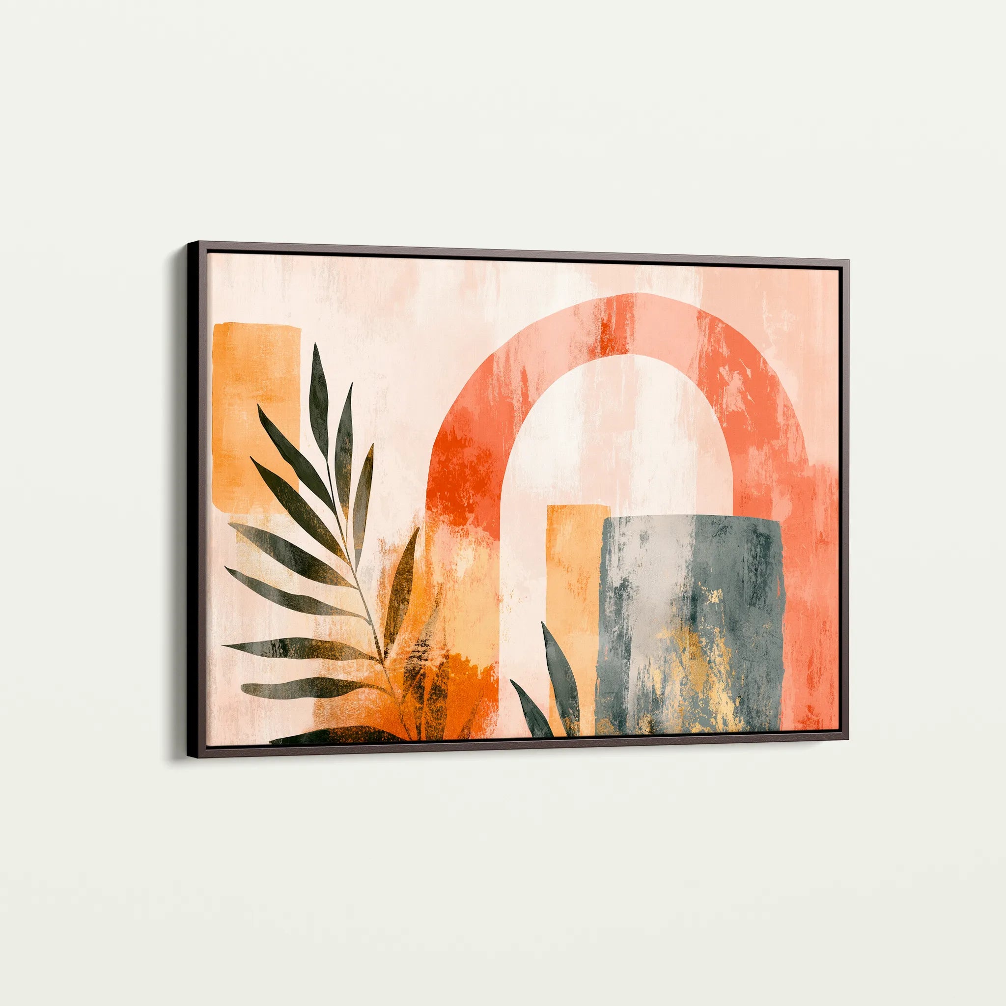Boho 202 Canvas Art 18" x 24" / 45 x 60 cm / Black