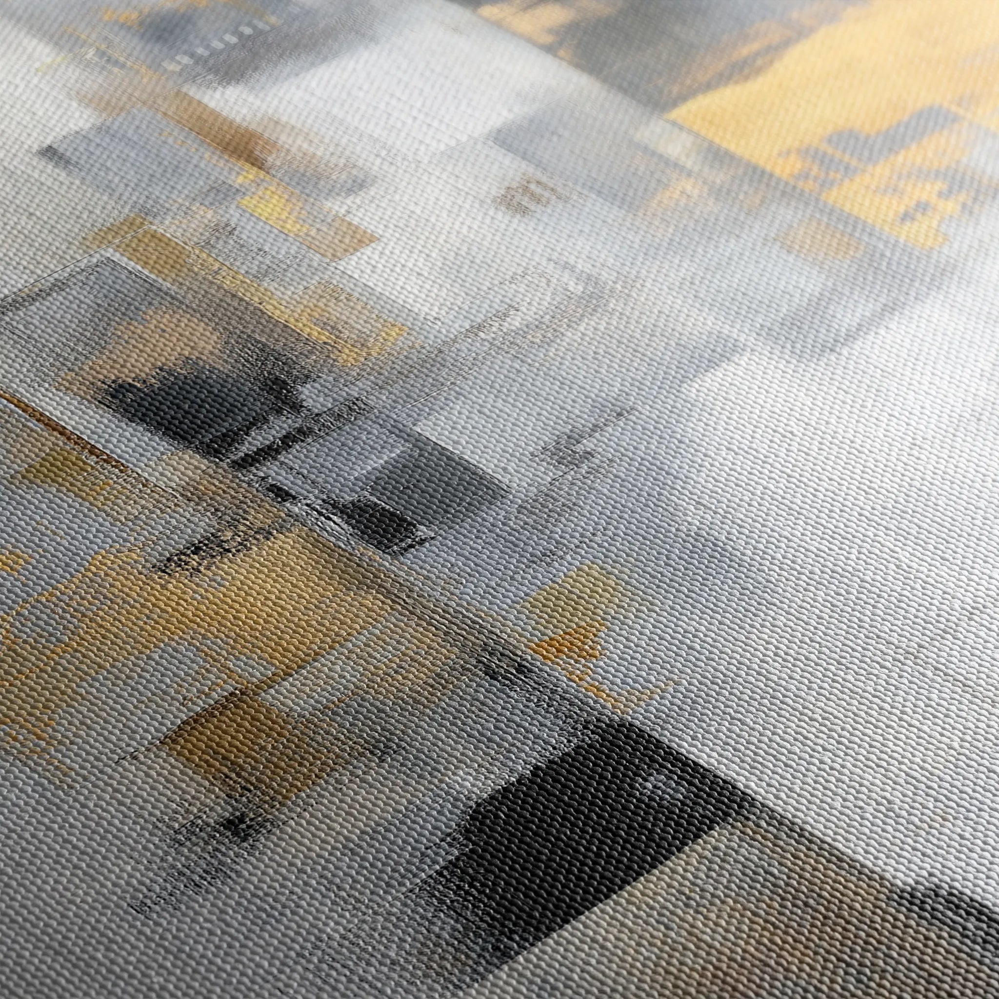 Abstract 2028 Canvas Art 18" x 24" / 45 x 60 cm / Black