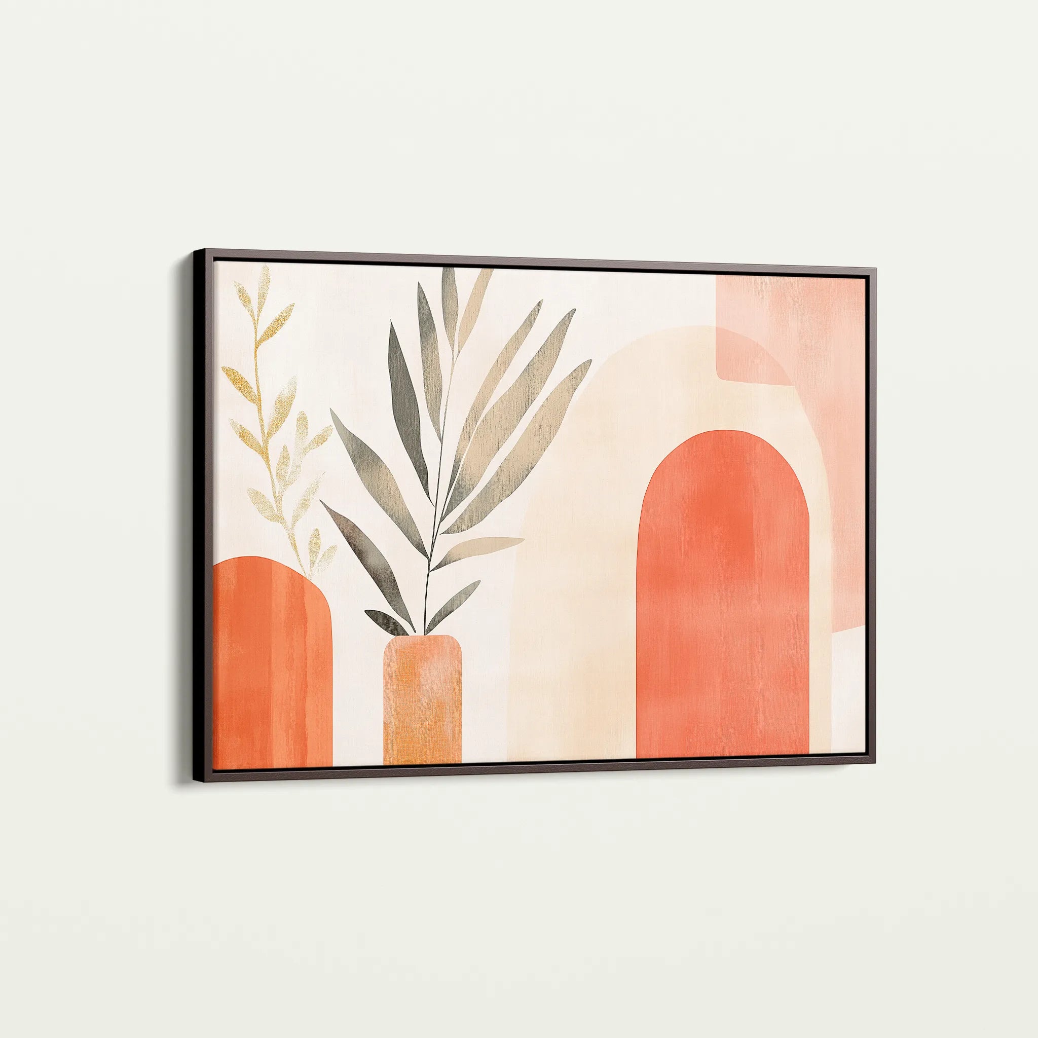 Boho 203 Canvas Art 18" x 24" / 45 x 60 cm / Black