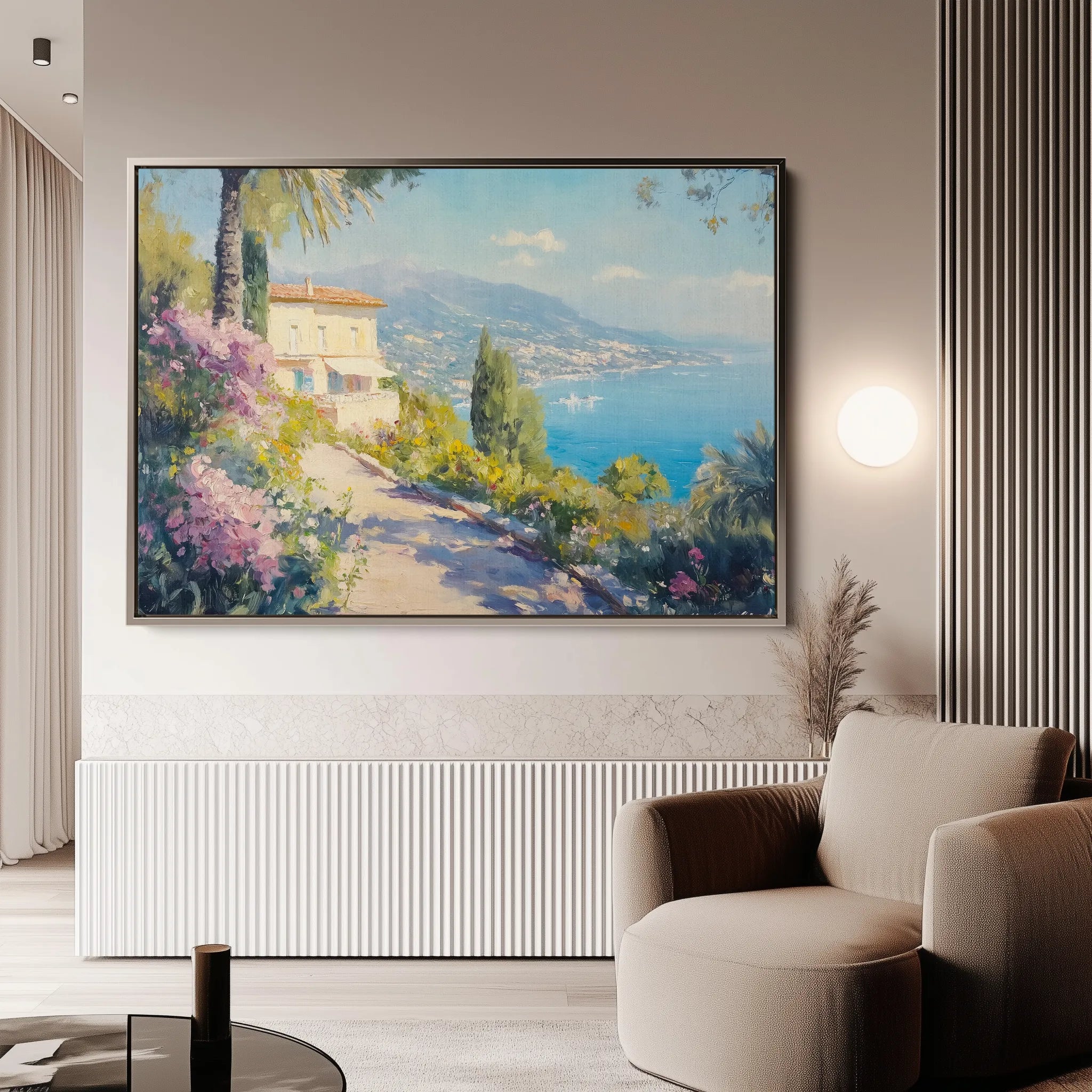 Landscape 203 Canvas Art 18" x 24" / 45 x 60 cm / Black