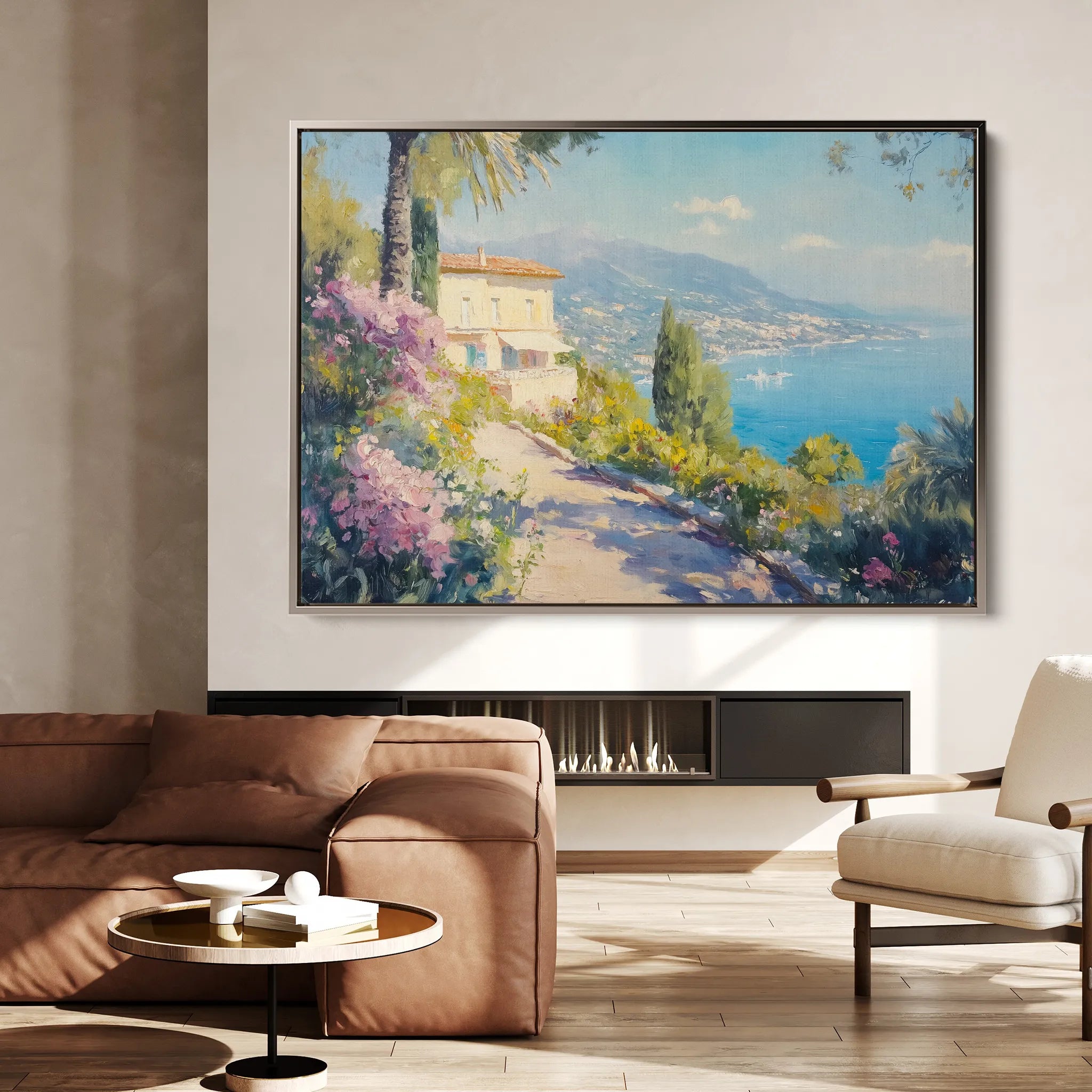 Landscape 203 Canvas Art 18" x 24" / 45 x 60 cm / Black