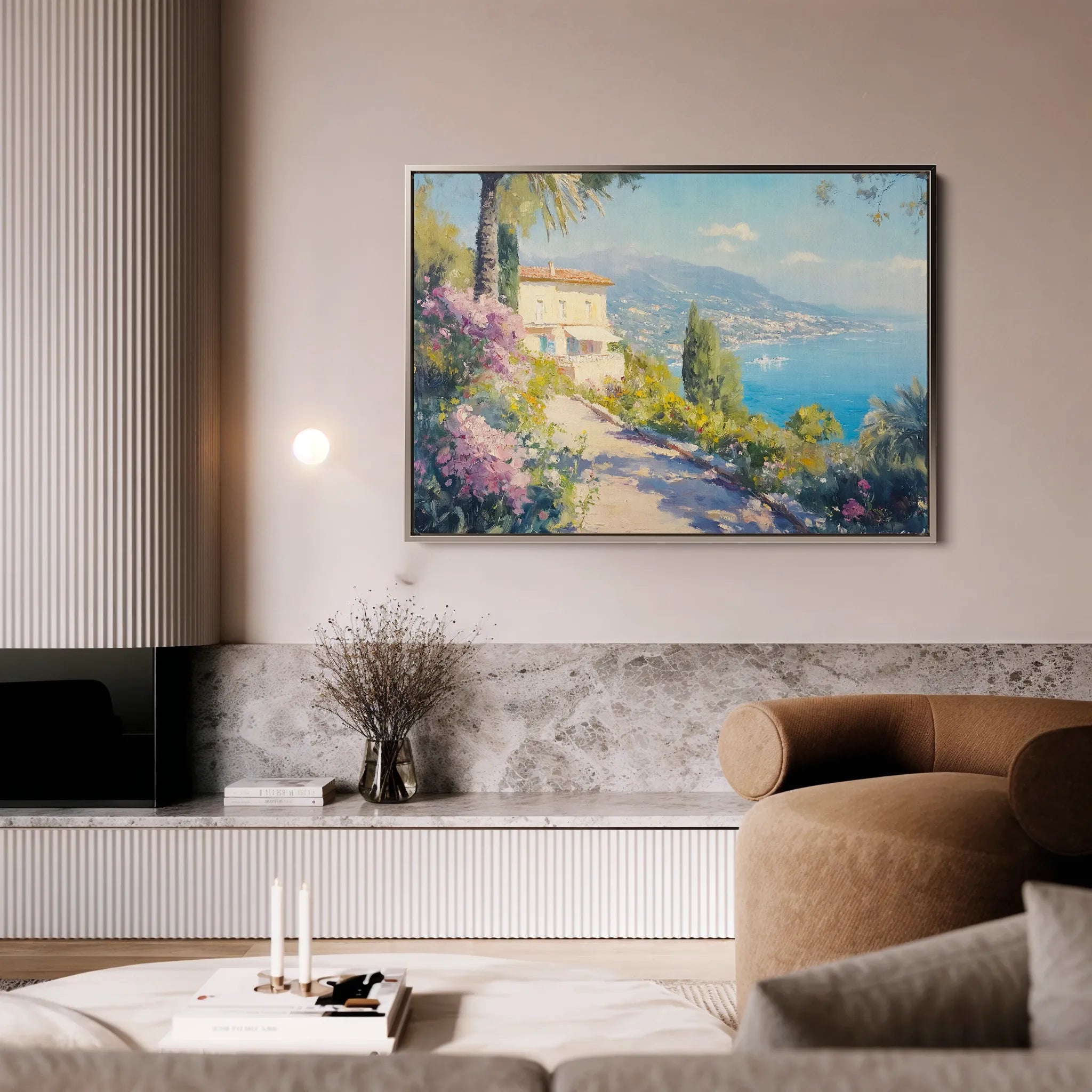 Landscape 203 Canvas Art 18" x 24" / 45 x 60 cm / Black