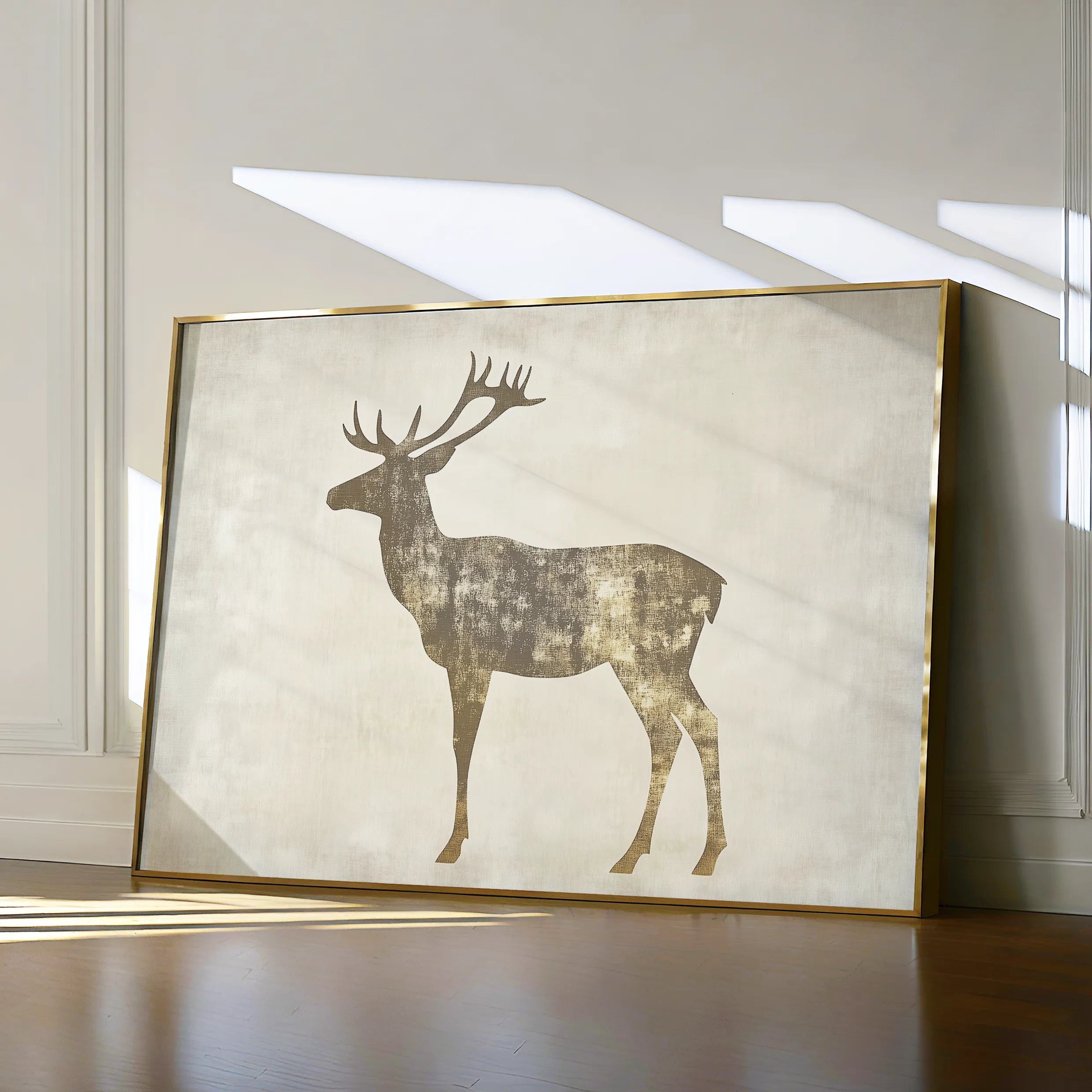 Animals 204 Canvas Art 18" x 24" / 45 x 60 cm / Black