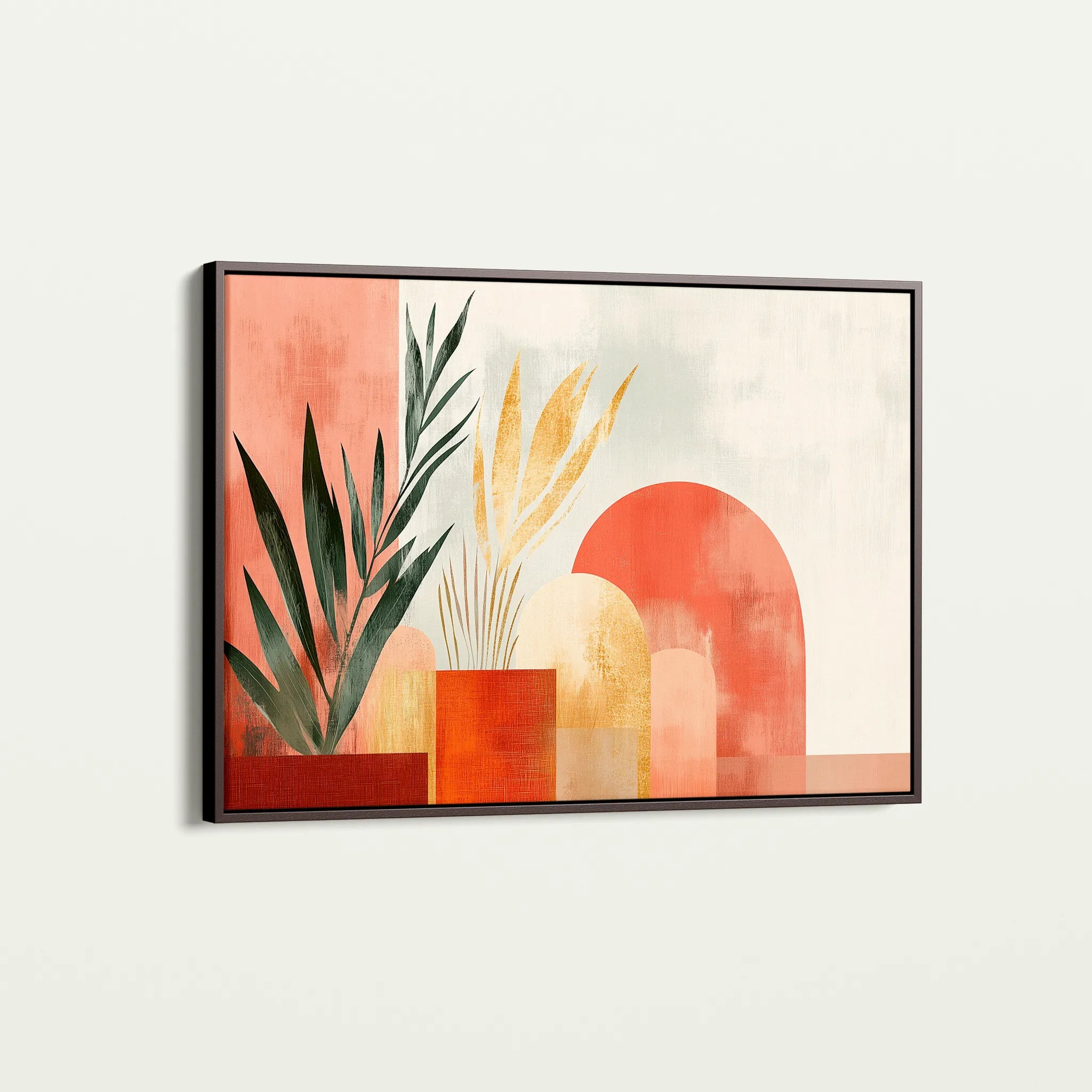 Boho 204 Canvas Art 18" x 24" / 45 x 60 cm / Black