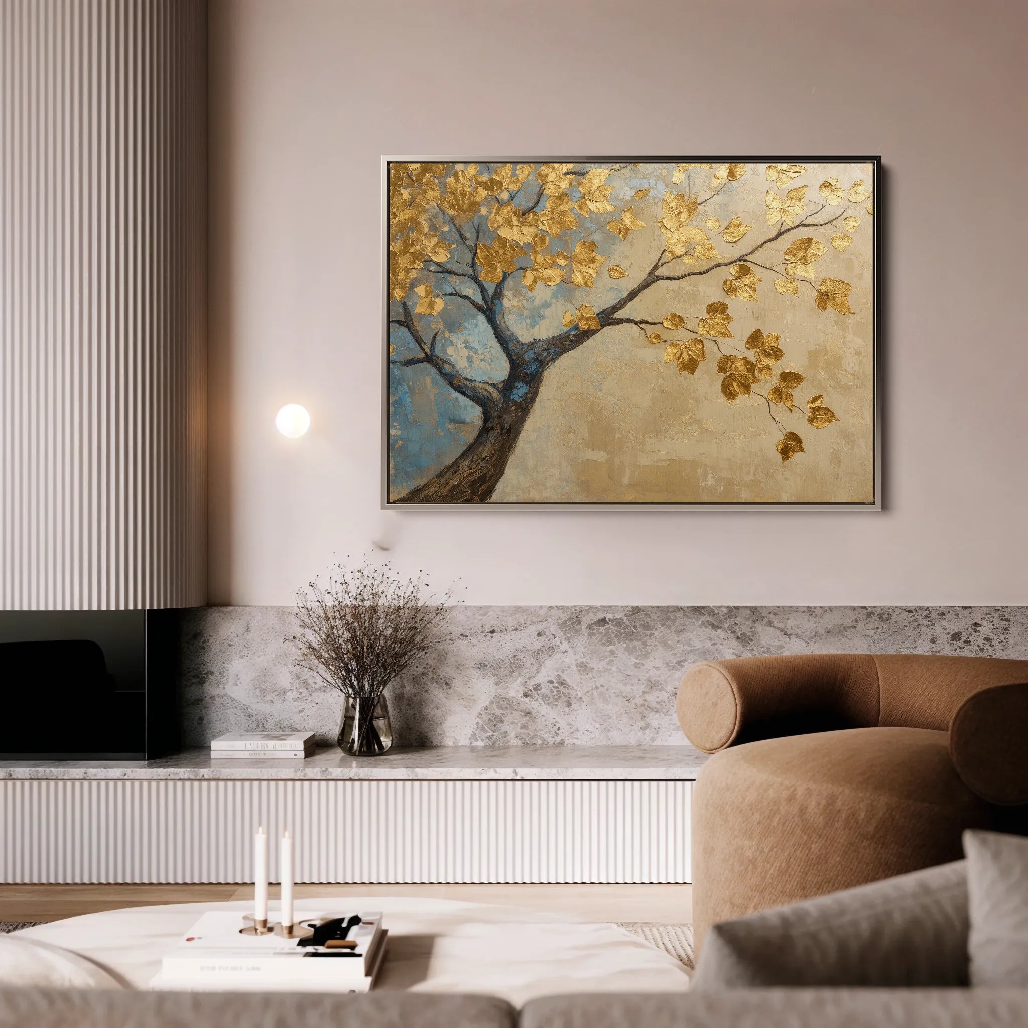 Landscape 205 Canvas Art 18" x 24" / 45 x 60 cm / Black