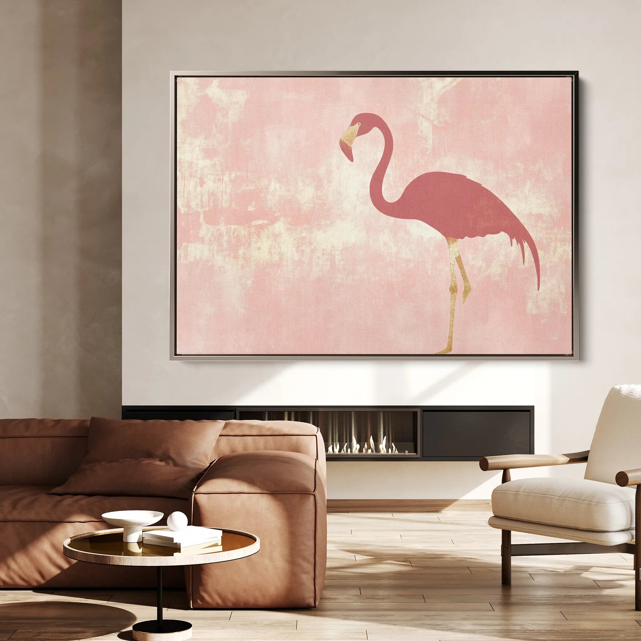 Animals 206 Canvas Art 18" x 24" / 45 x 60 cm / Black