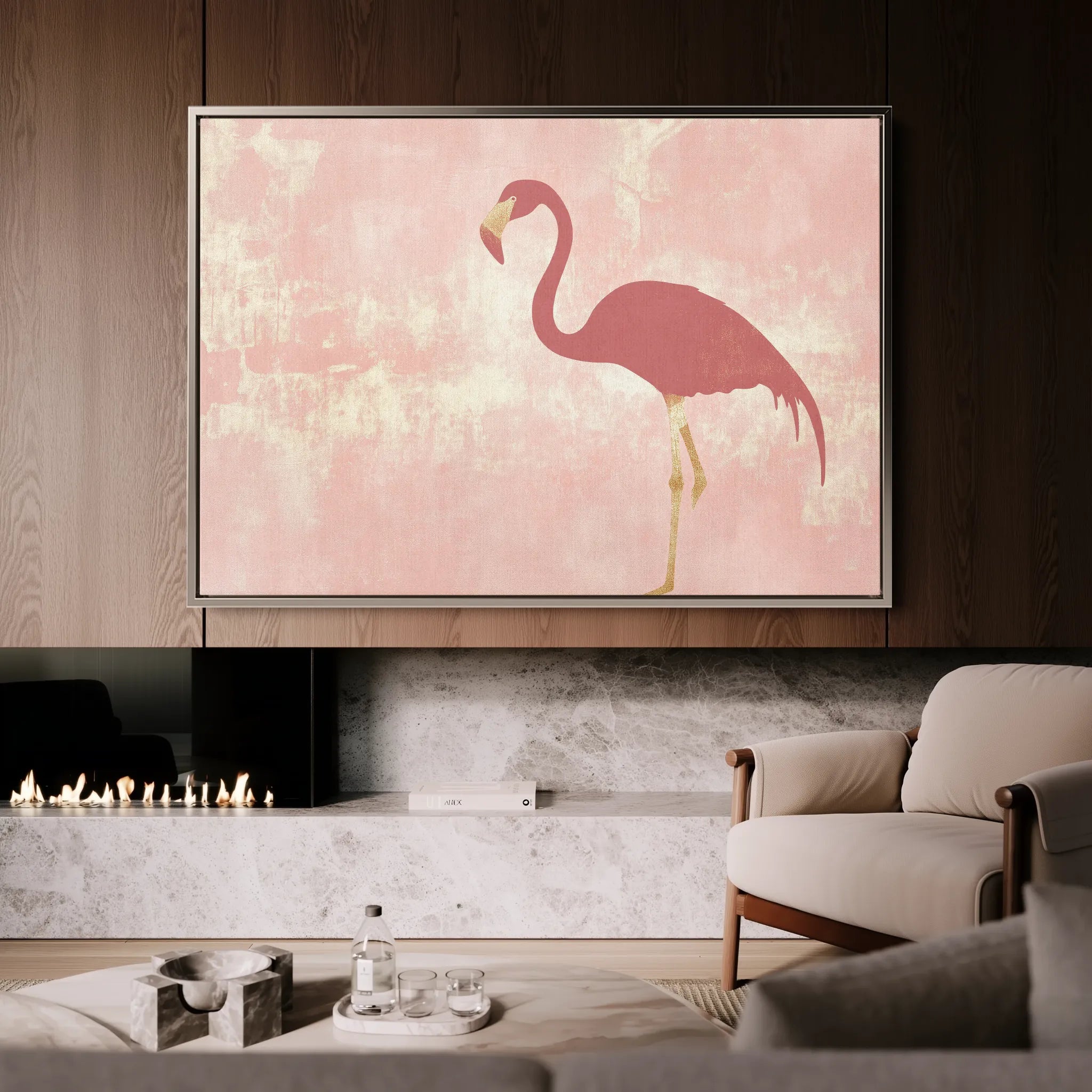Animals 206 Canvas Art 18" x 24" / 45 x 60 cm / Black