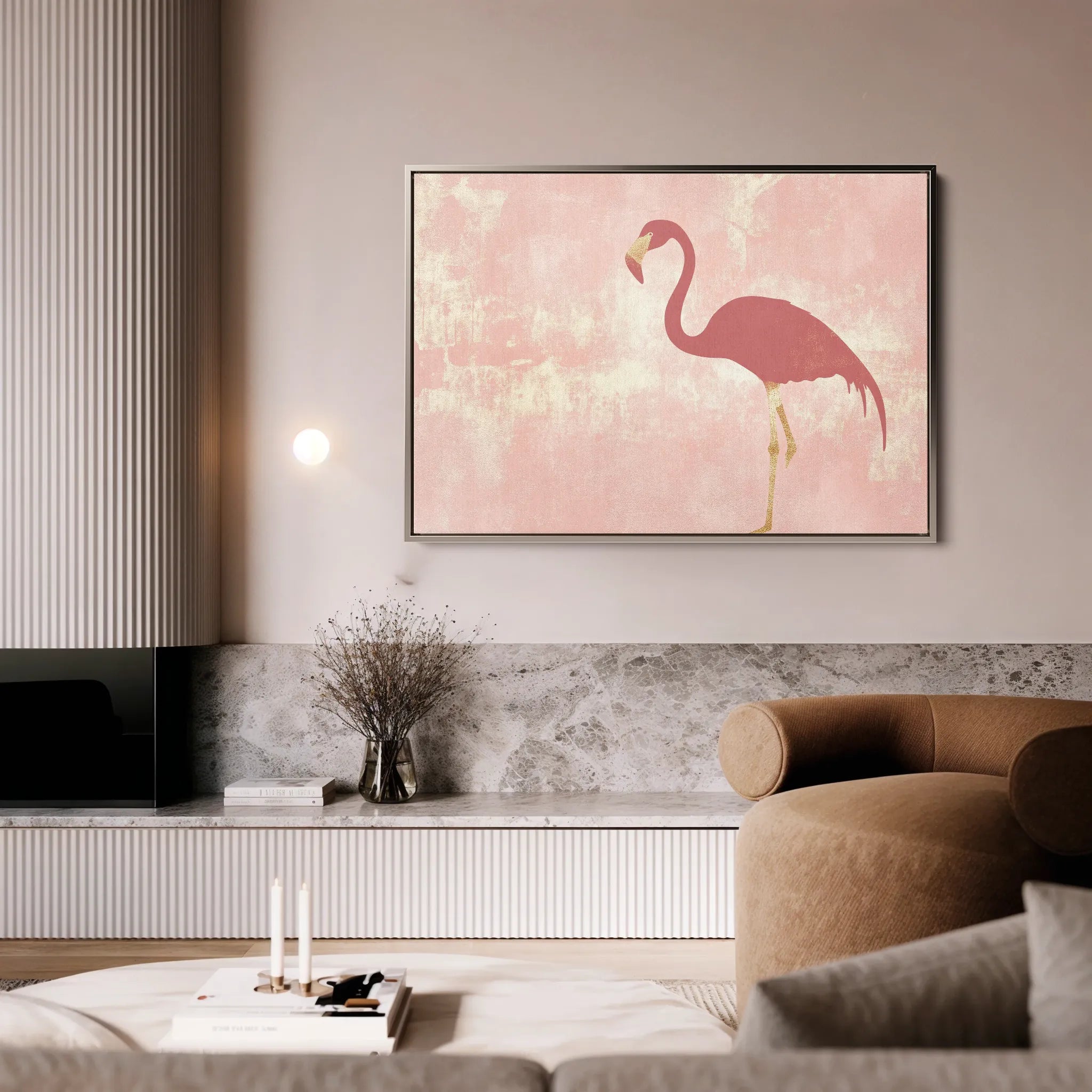 Animals 206 Canvas Art 18" x 24" / 45 x 60 cm / Black
