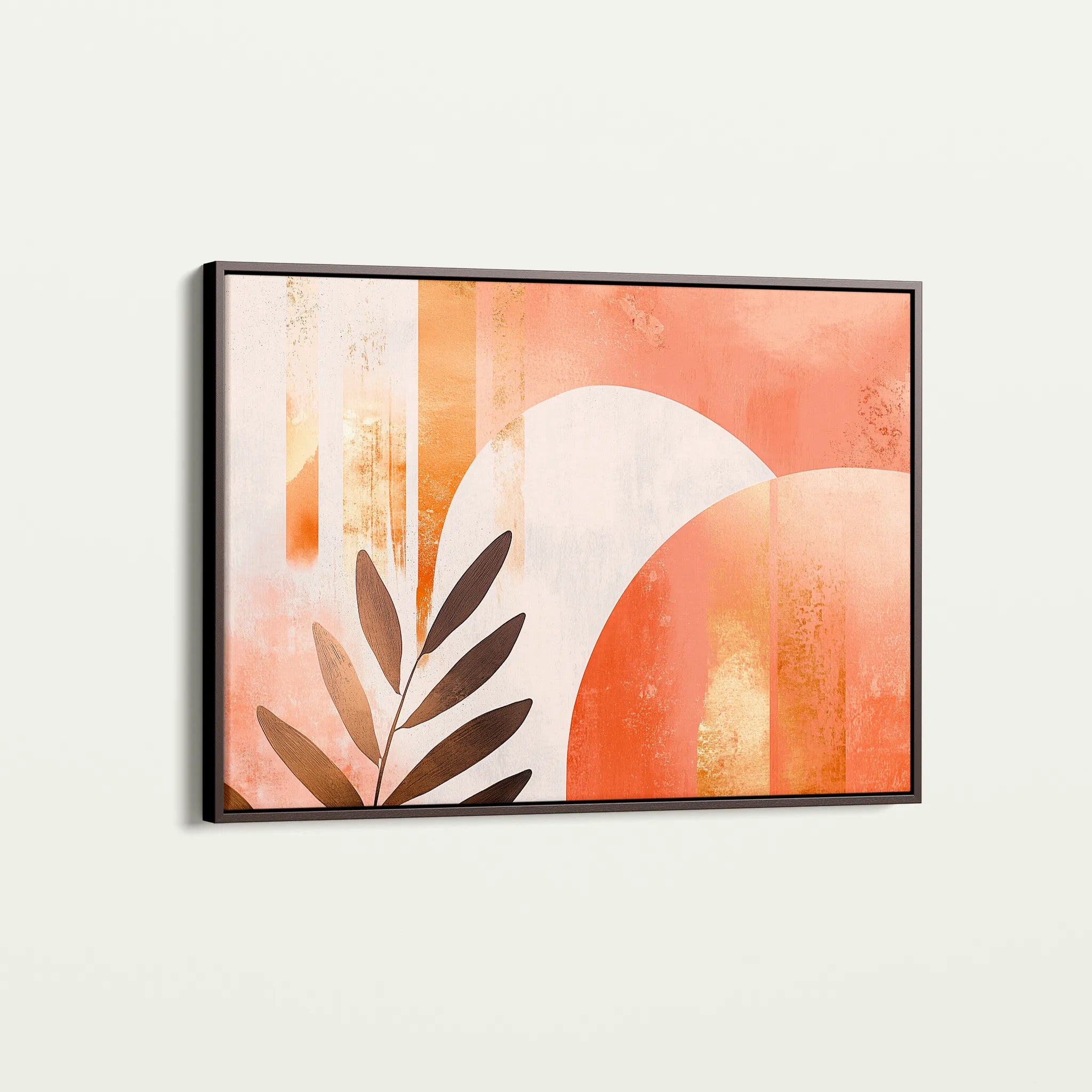 Boho 206 Canvas Art 18" x 24" / 45 x 60 cm / Black