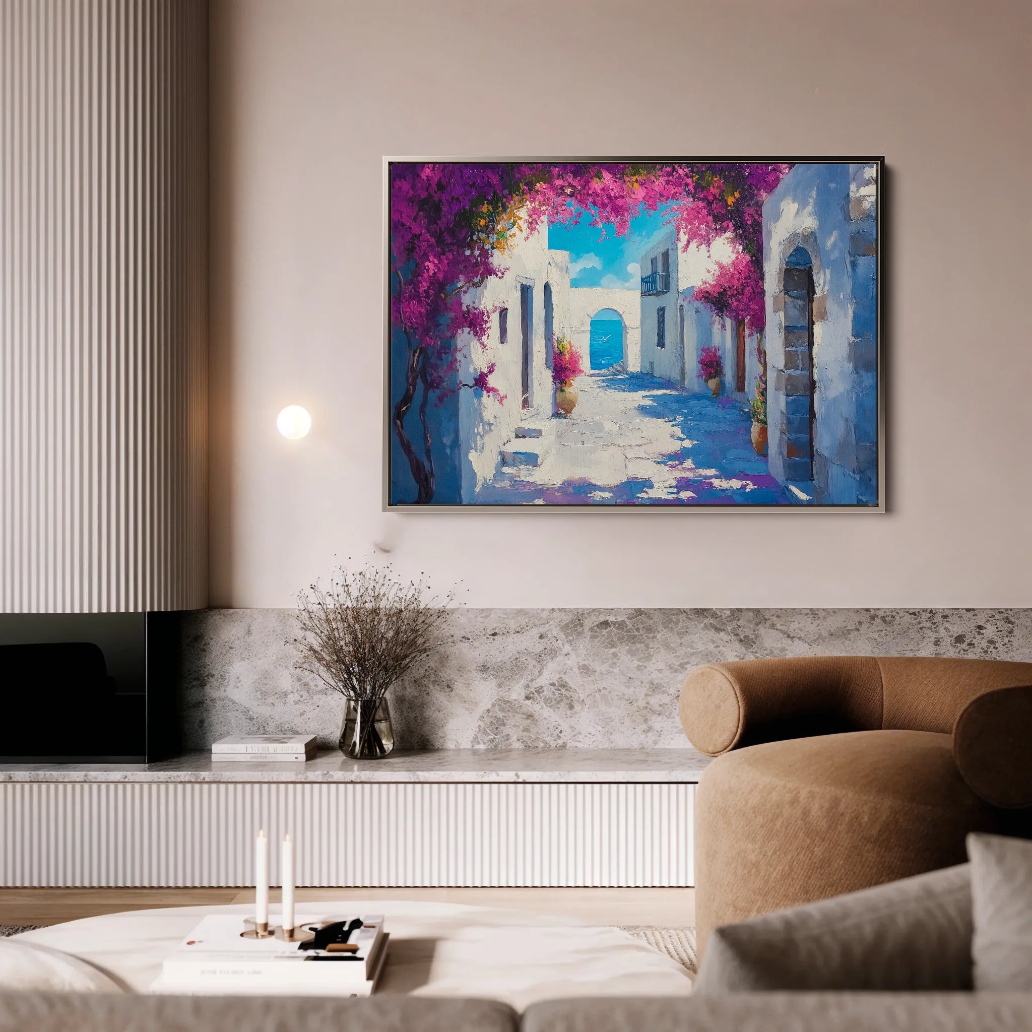 Landscape 206 Canvas Art 18" x 24" / 45 x 60 cm / Black