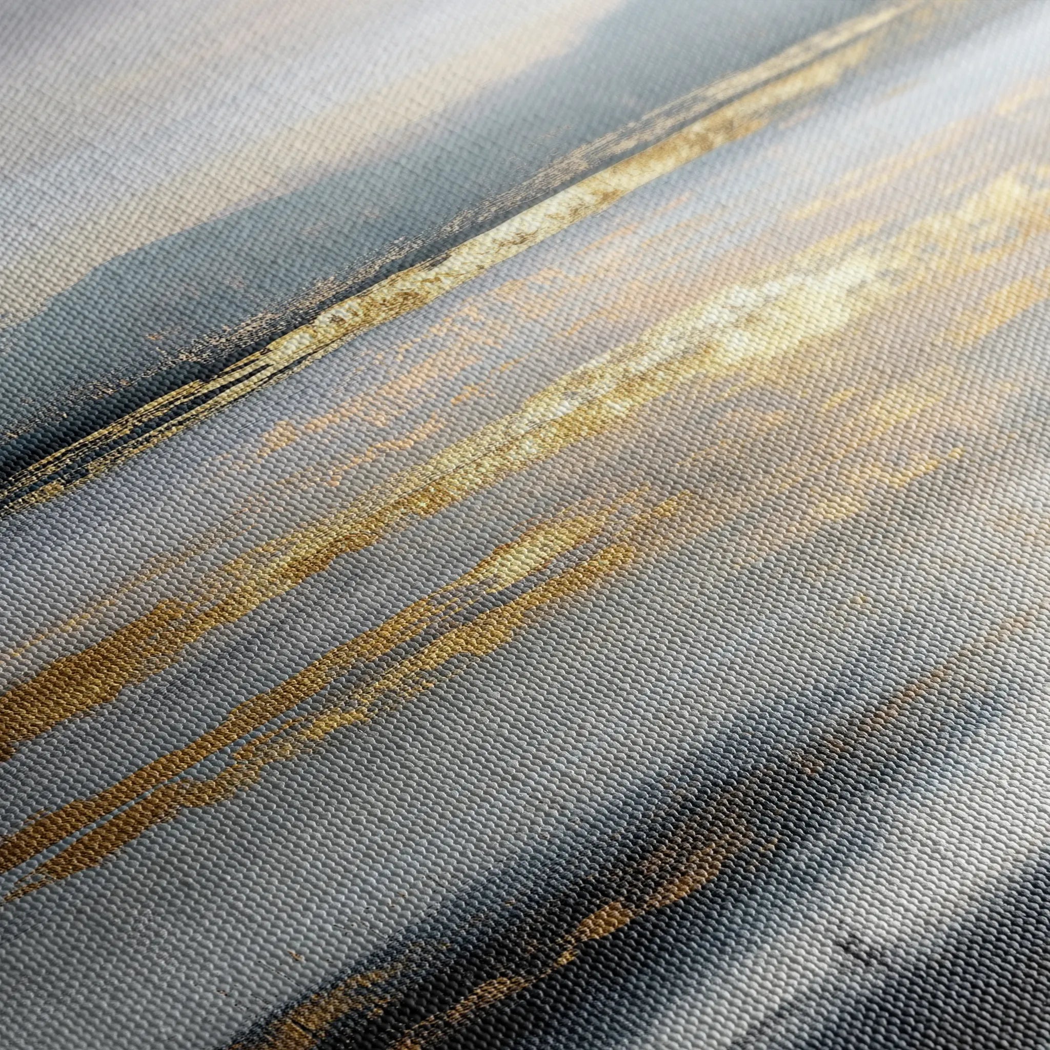 Abstract 2075 Canvas Art 18" x 24" / 45 x 60 cm / Black
