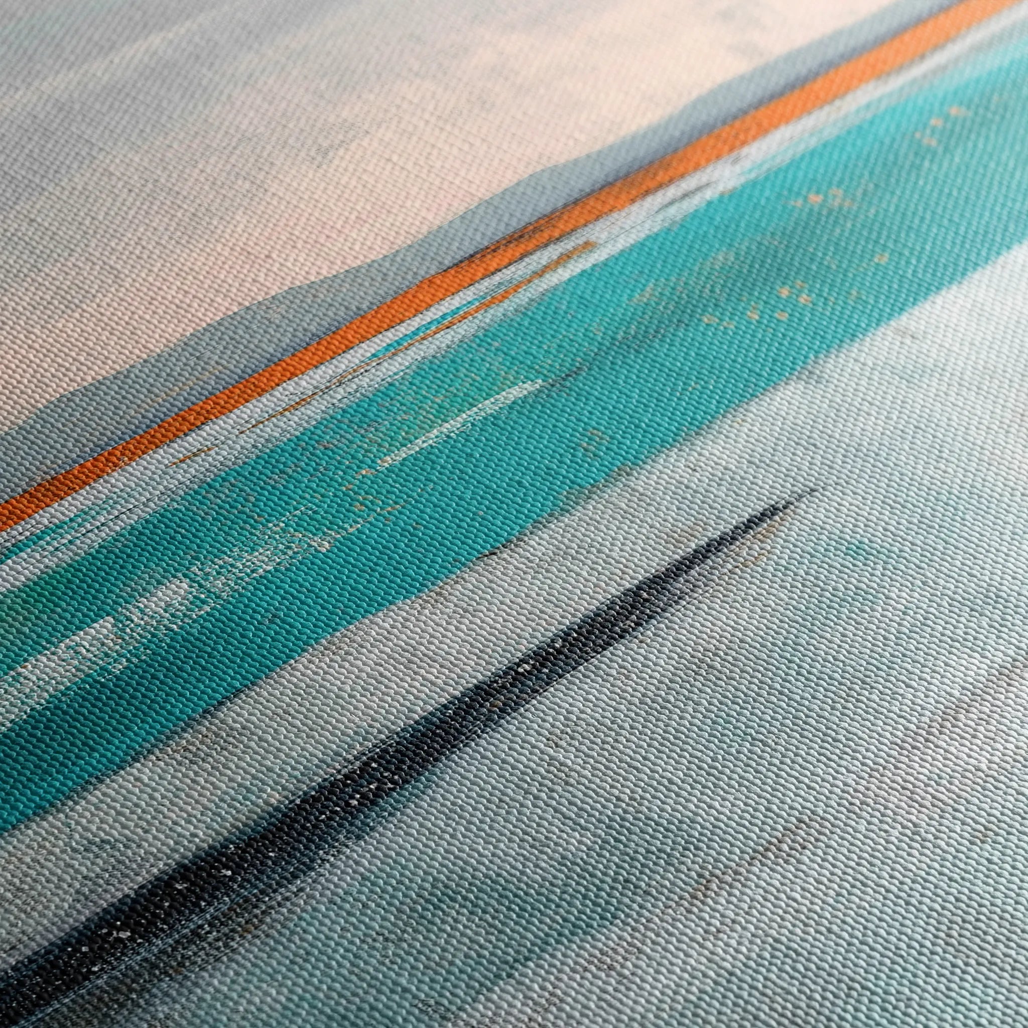 Abstract 2078 Canvas Art 18" x 24" / 45 x 60 cm / Black